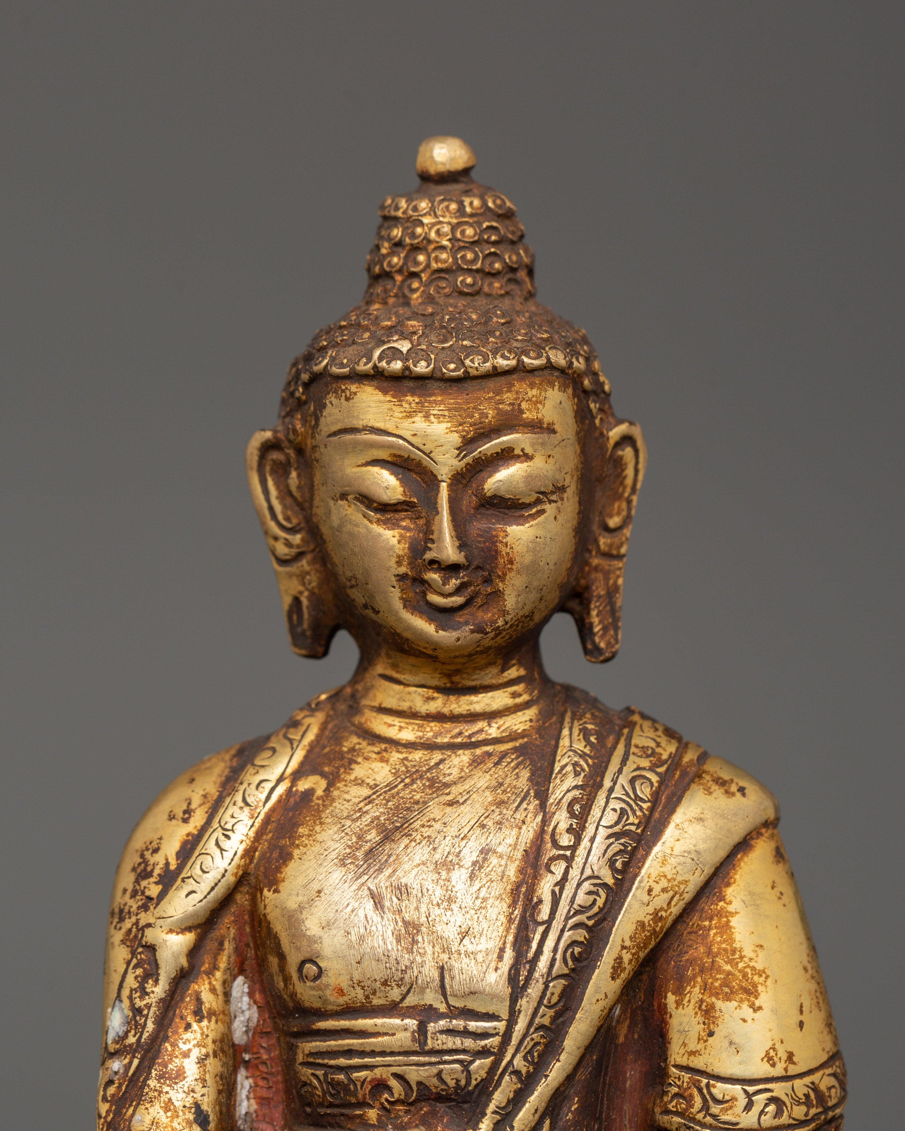 The Medicine Buddha Copper Statue | The Divine Heale