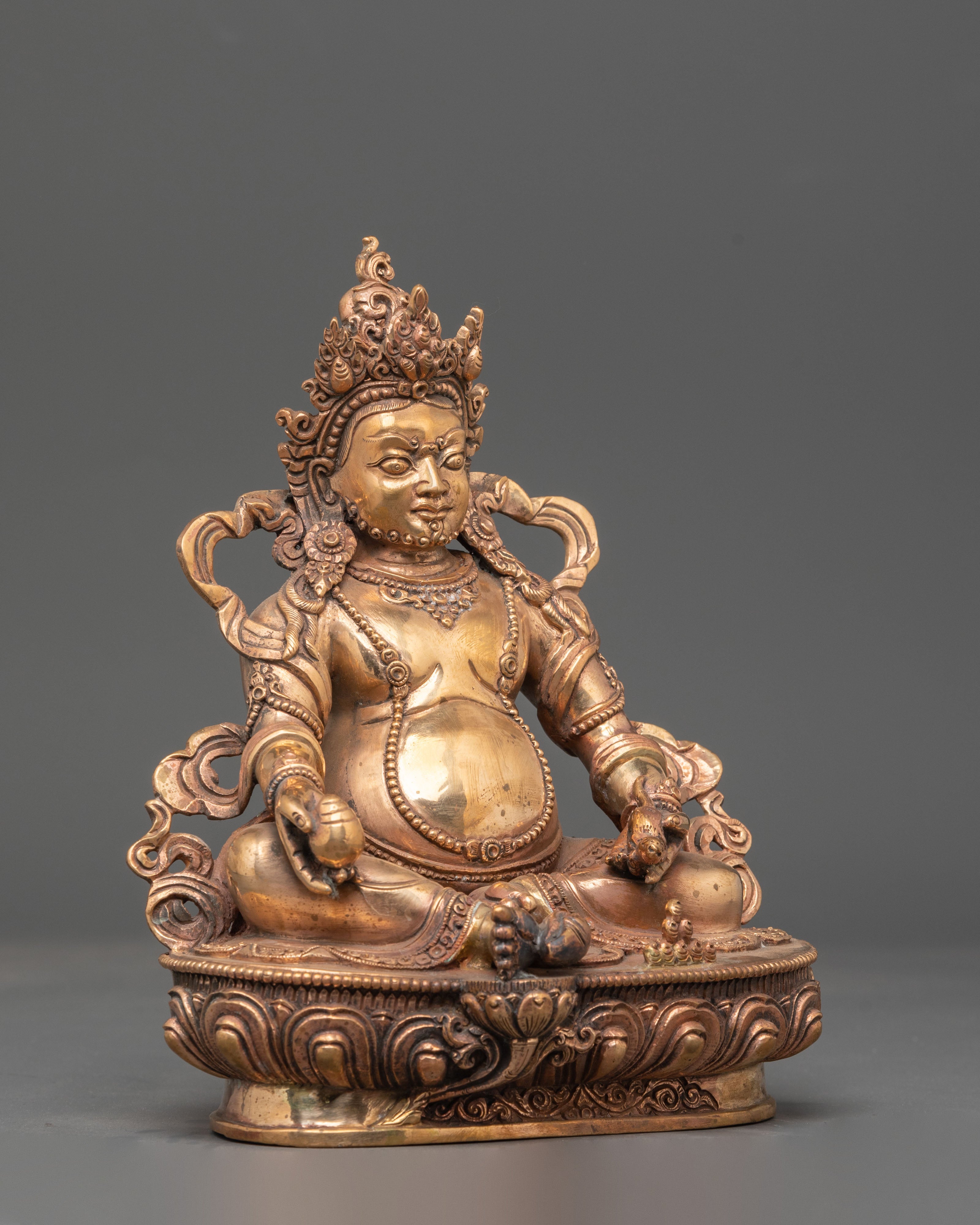 Himalayan Wealth Deity Dzambhala Statue | Symbol of Wealth