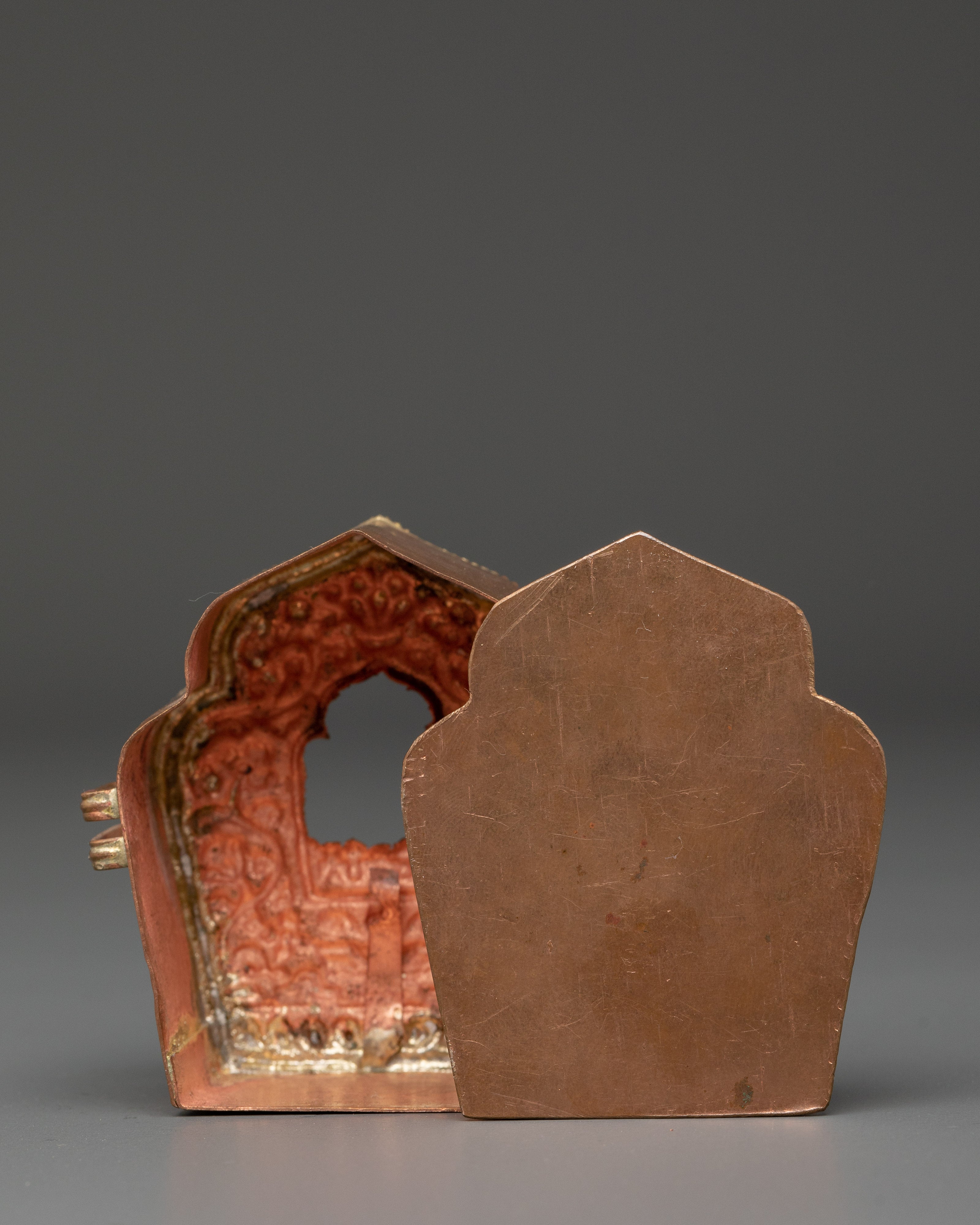 Copper Handcrafted Ghau box | Meditation Energy