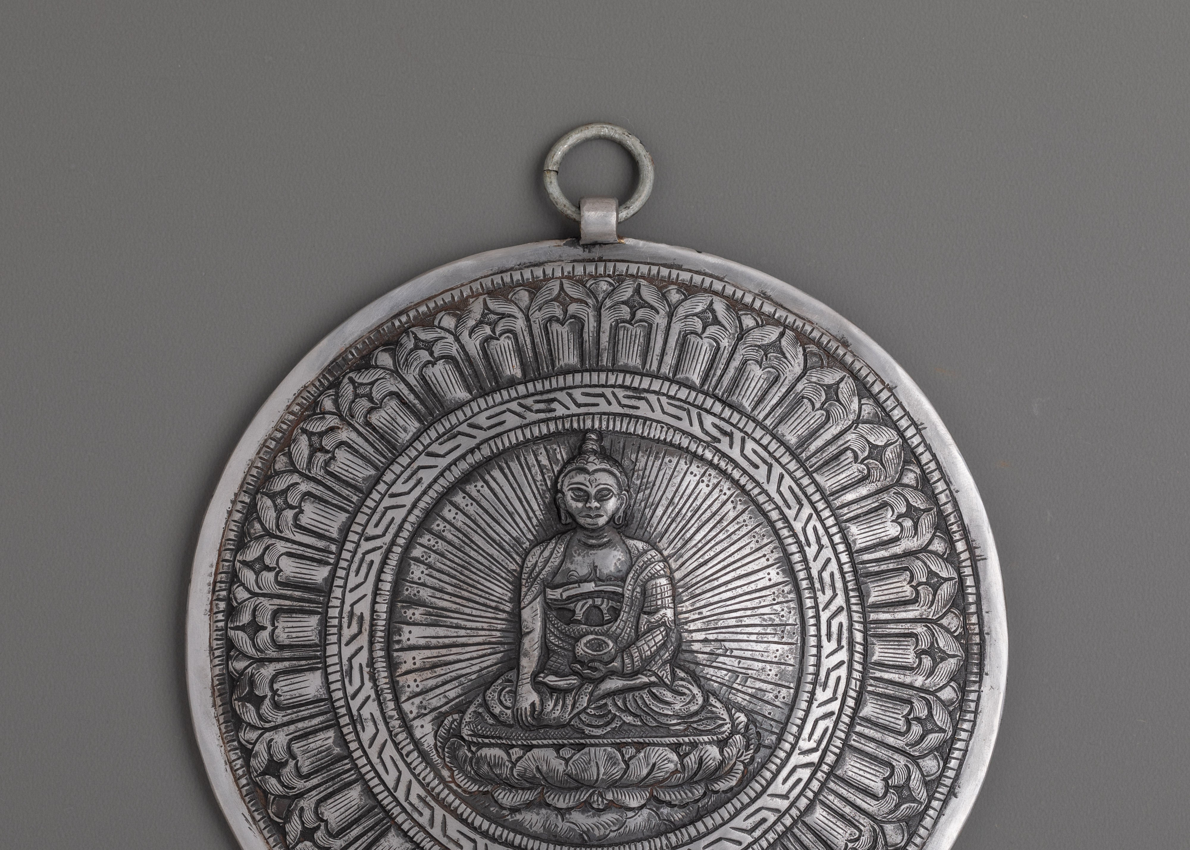 Handcrafted Buddha Wall Hanging | Iron Buddha Art