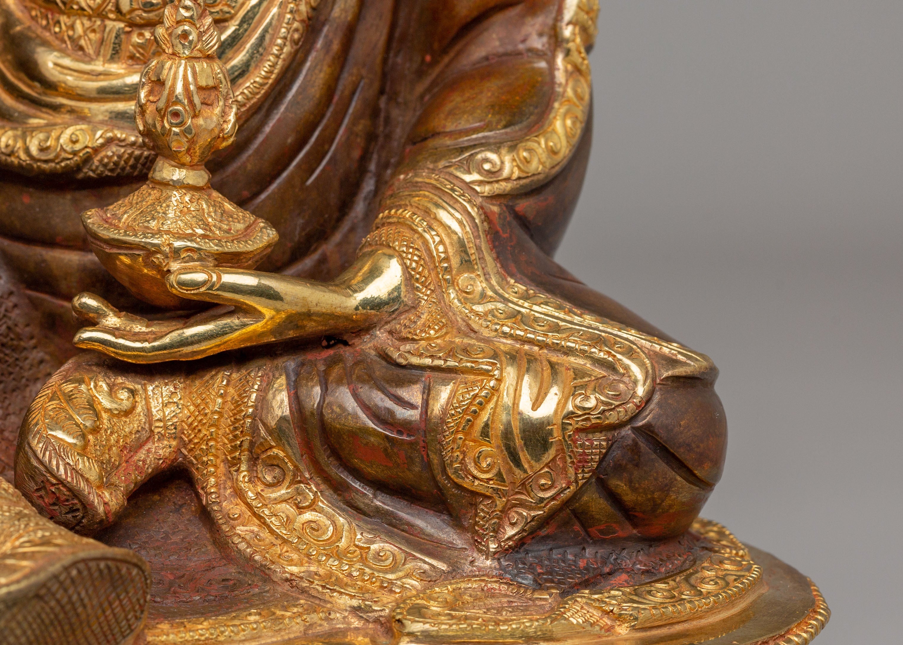 Lotus-Born Master Guru Rinpoche Figurine | Sacred Figure for Spiritual Blessings