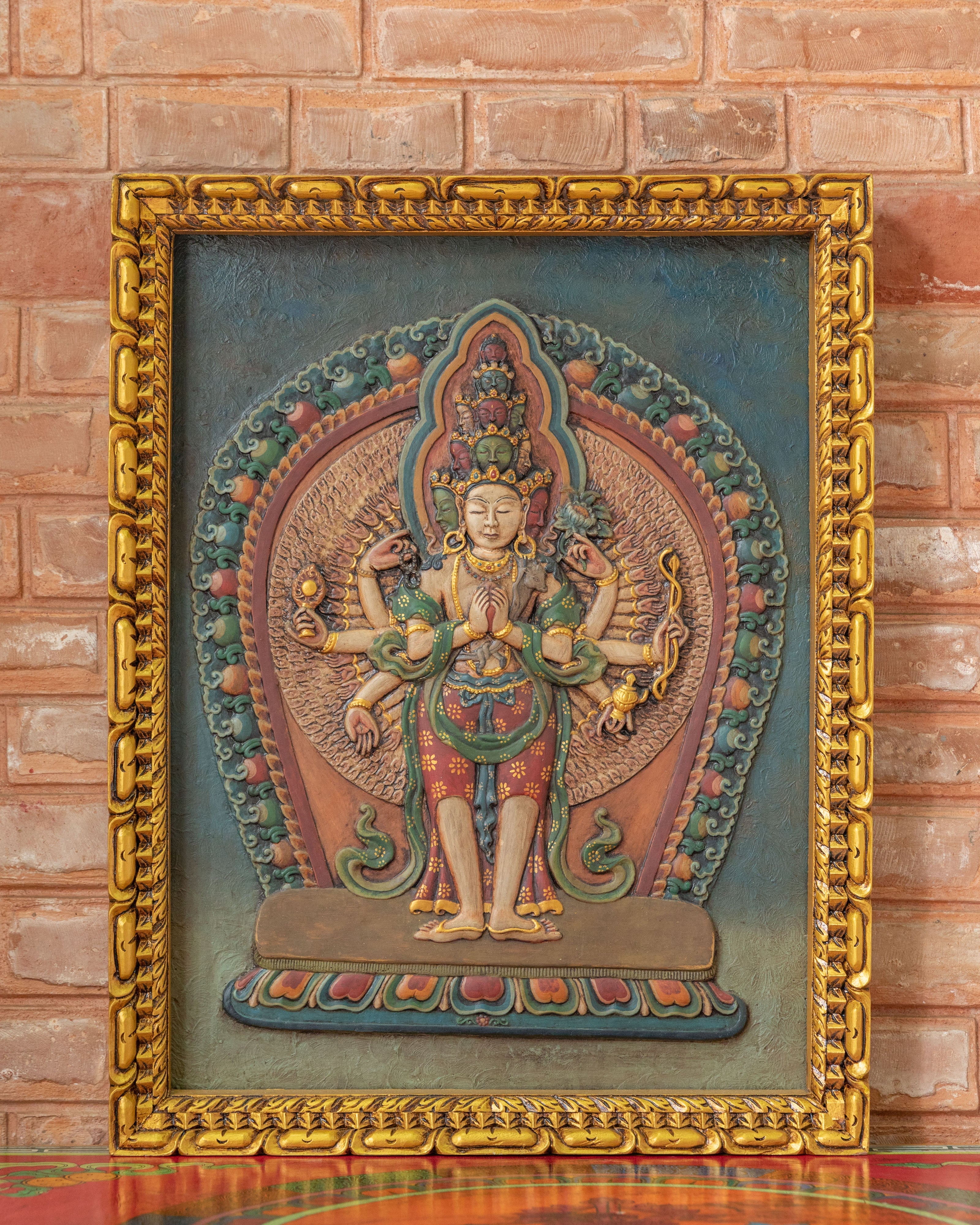 1000-armed Chenrezig Wall Hanging | Traditional Tibetan Artwork