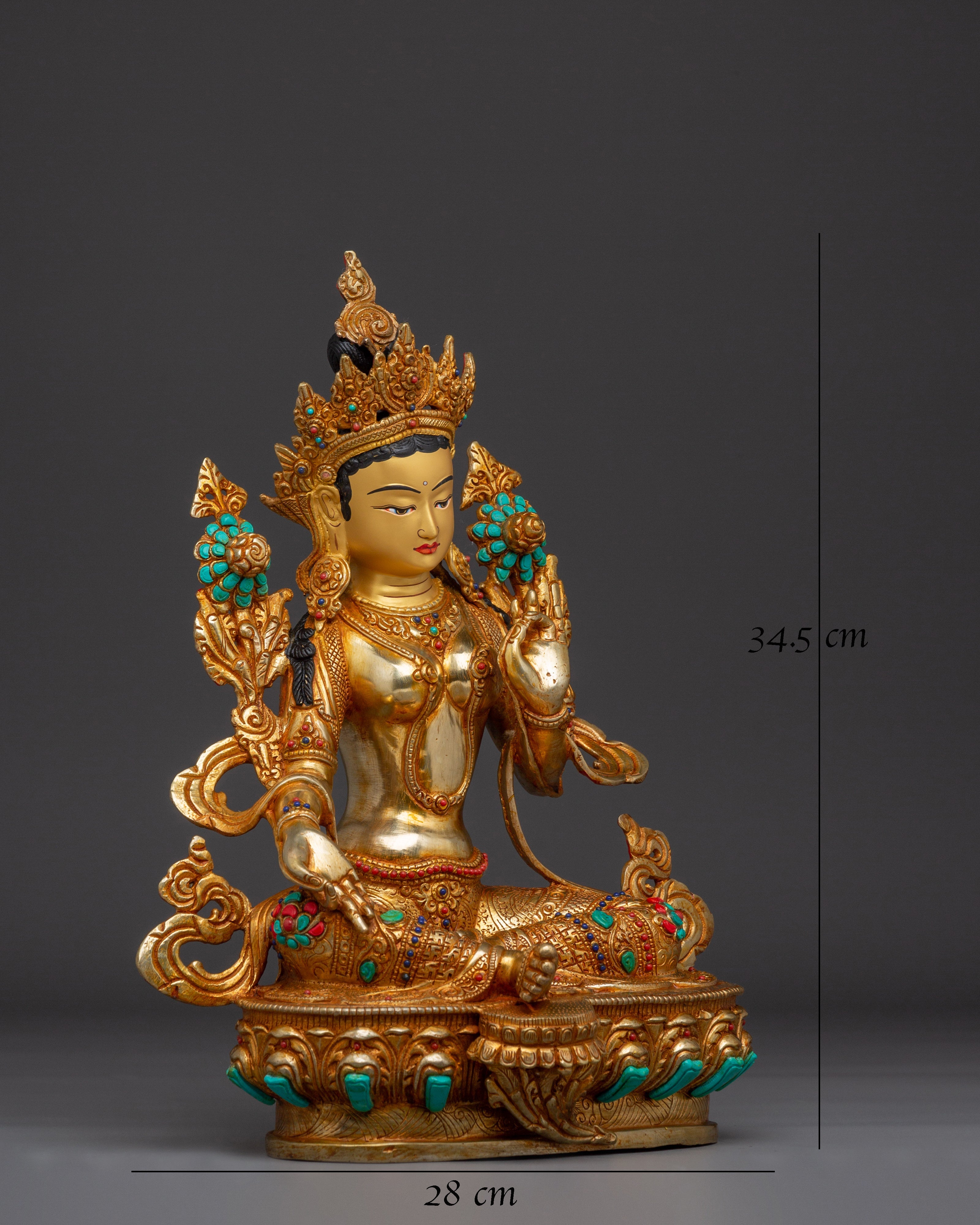 Tibetan Deity Shyama Tara Art