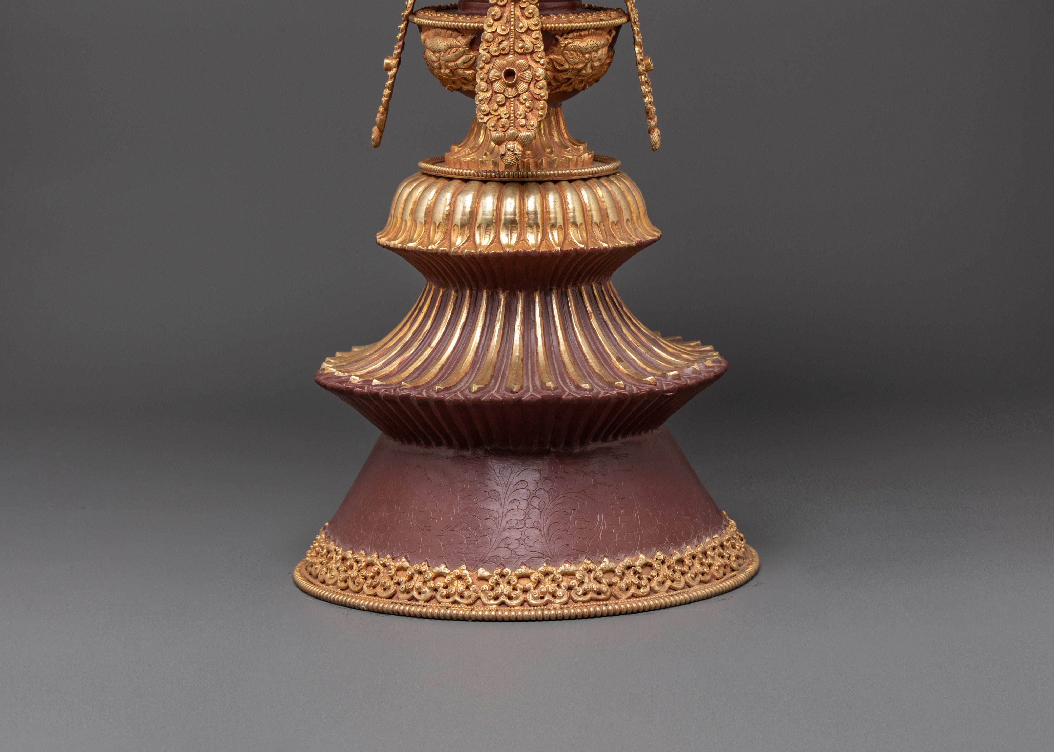 Handcrafted Tibetan Butter Lamp | Traditional Ritual Lamp