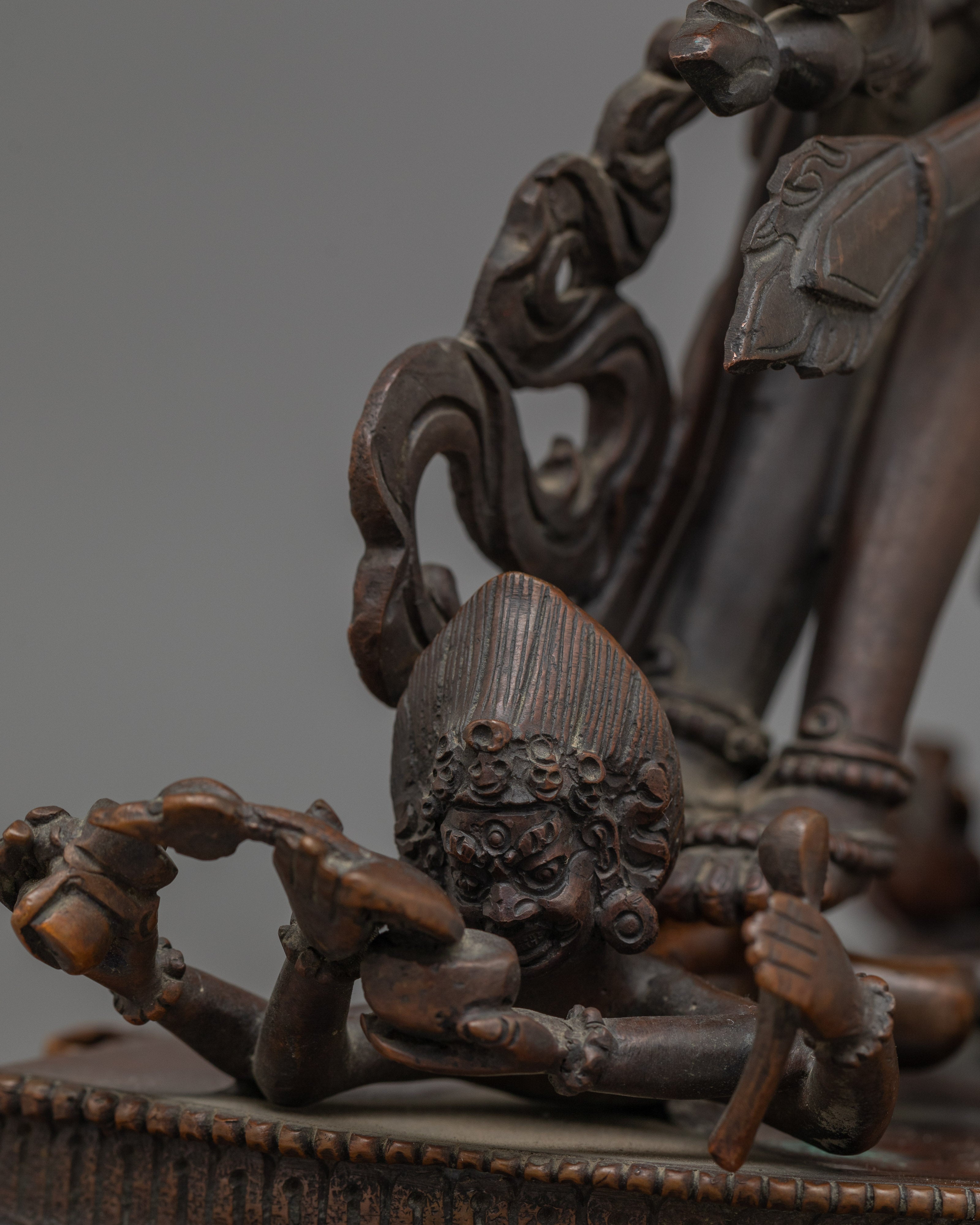 Oxidized body Statue of Kala Chakra | Traditional Himalayan Art