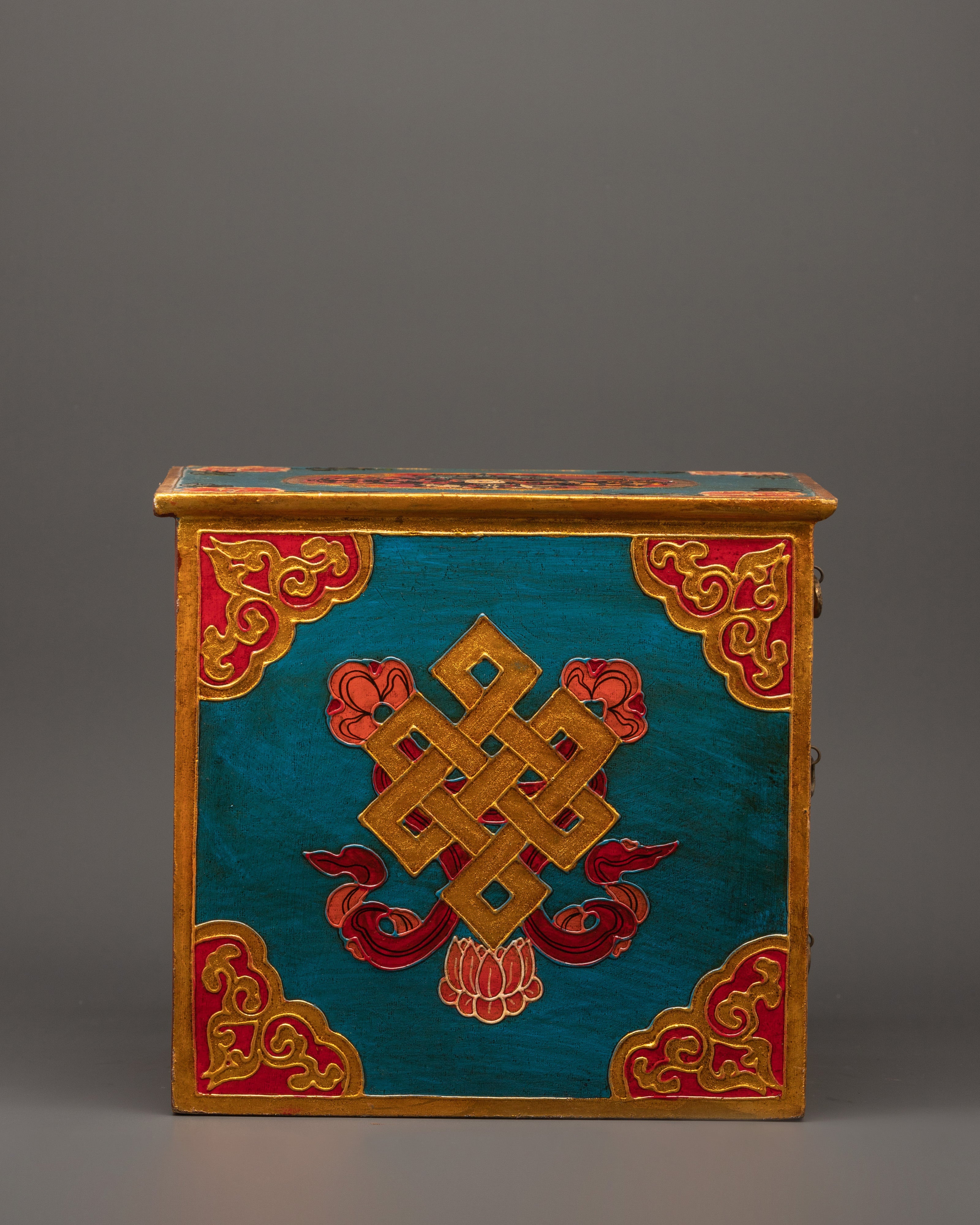 Tibetan Drawer Box | Spiritual and Decorative Accent Piece