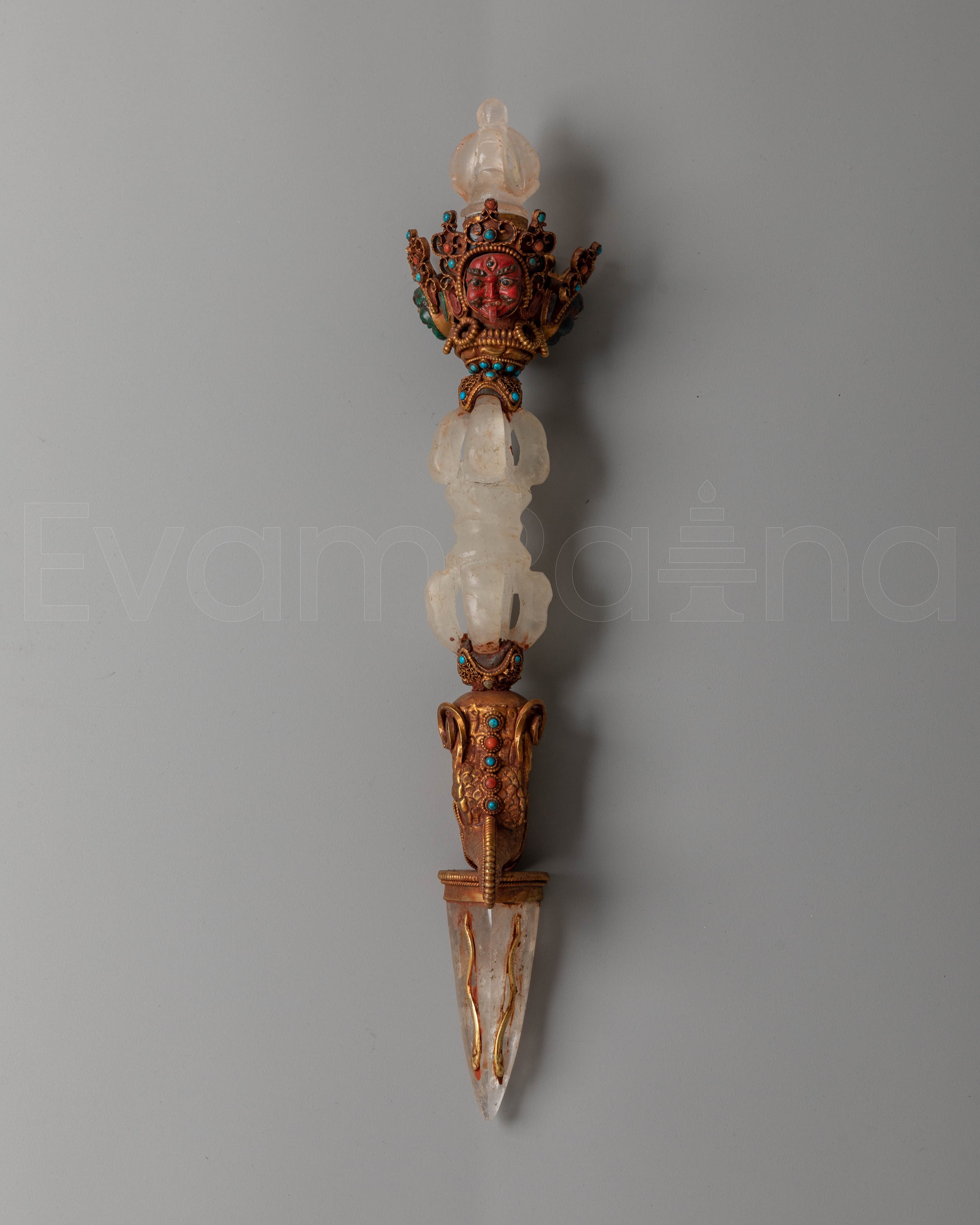 Traditional Himalayan phurba dagger