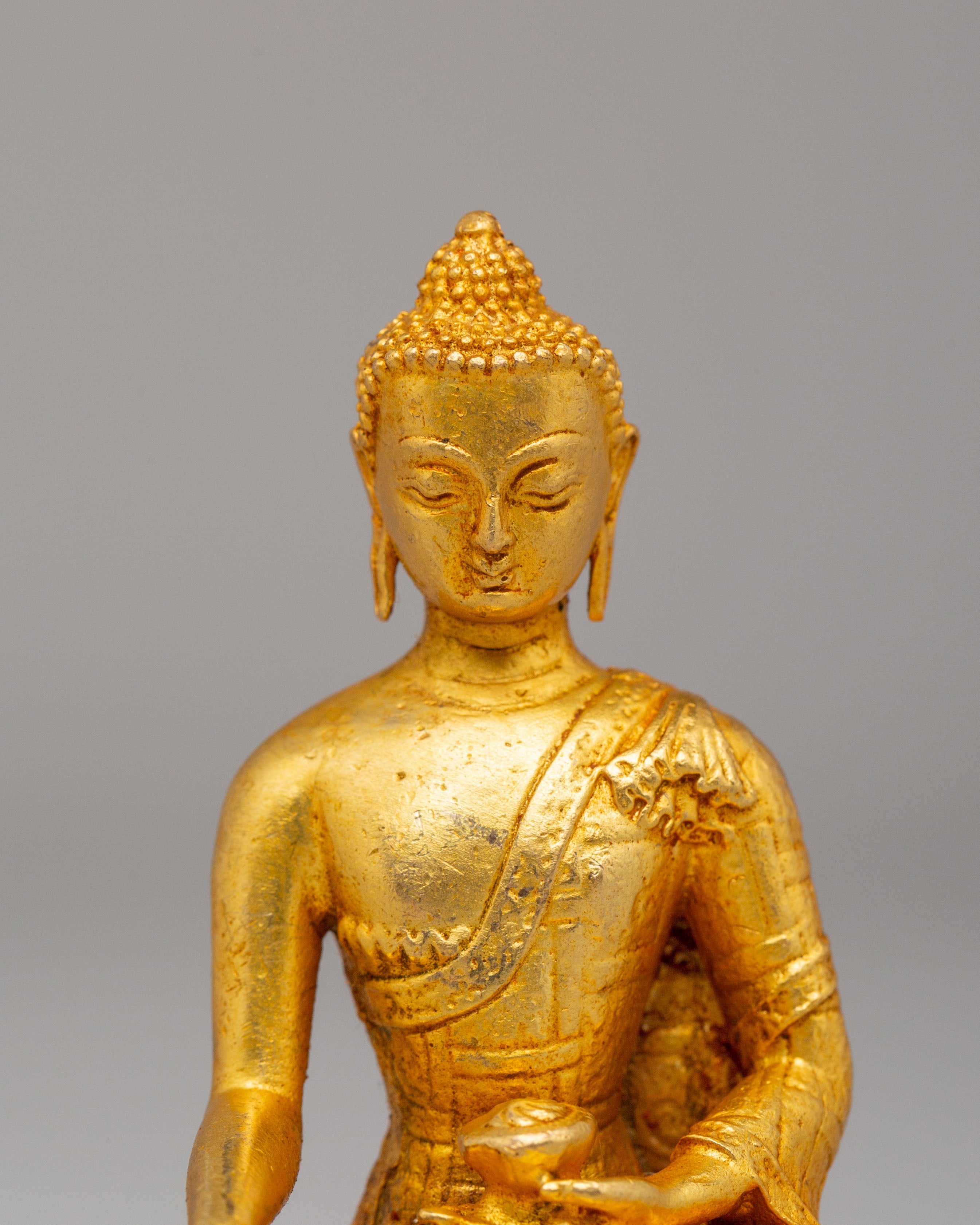 Tibetan Buddha Dharma Sangha Statue | Shakyamuni, Chenrezig & Guru Rinpoche Figurine