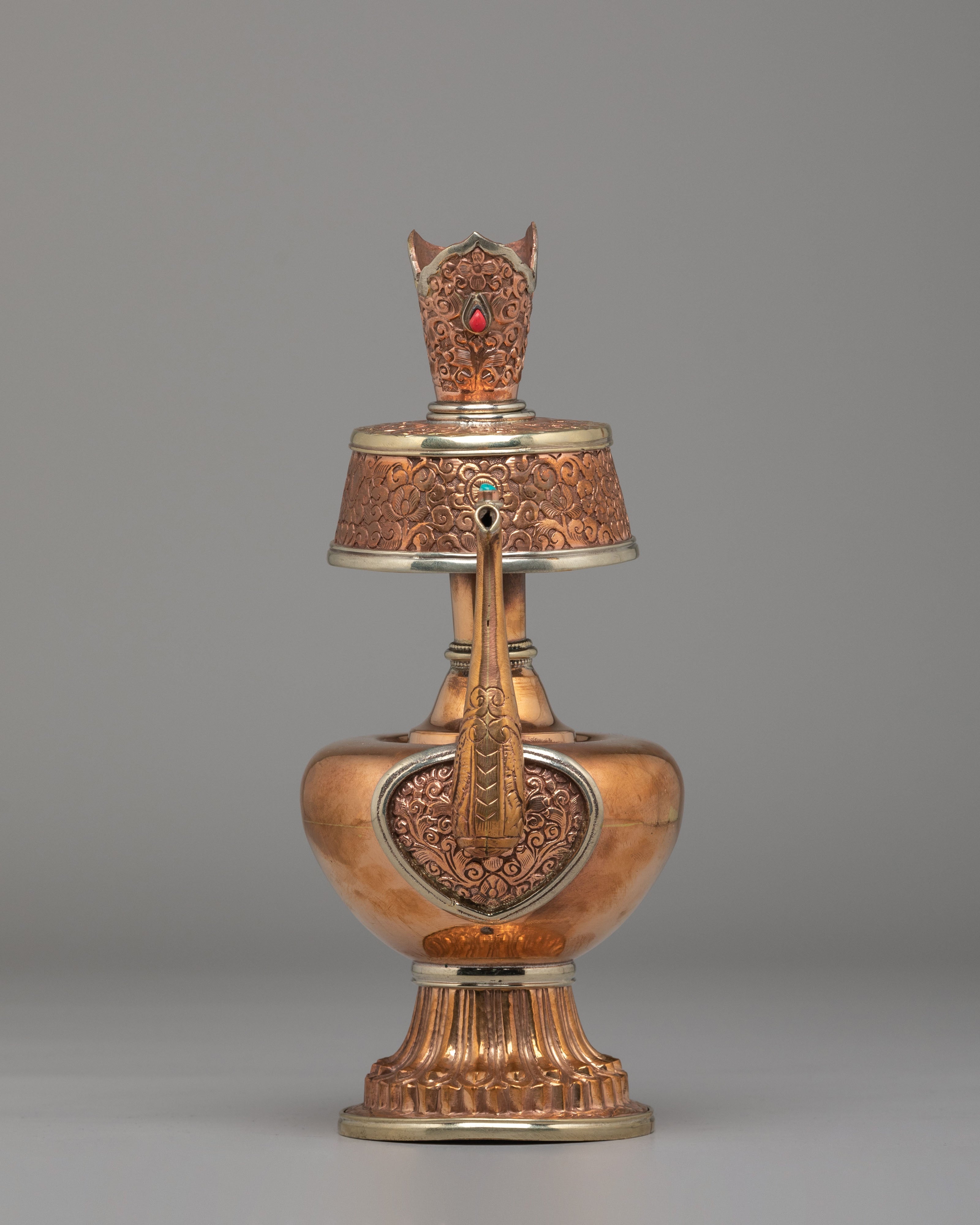 Buddhist Ritual Bhumba Set | Tibetan Copper Bhumba