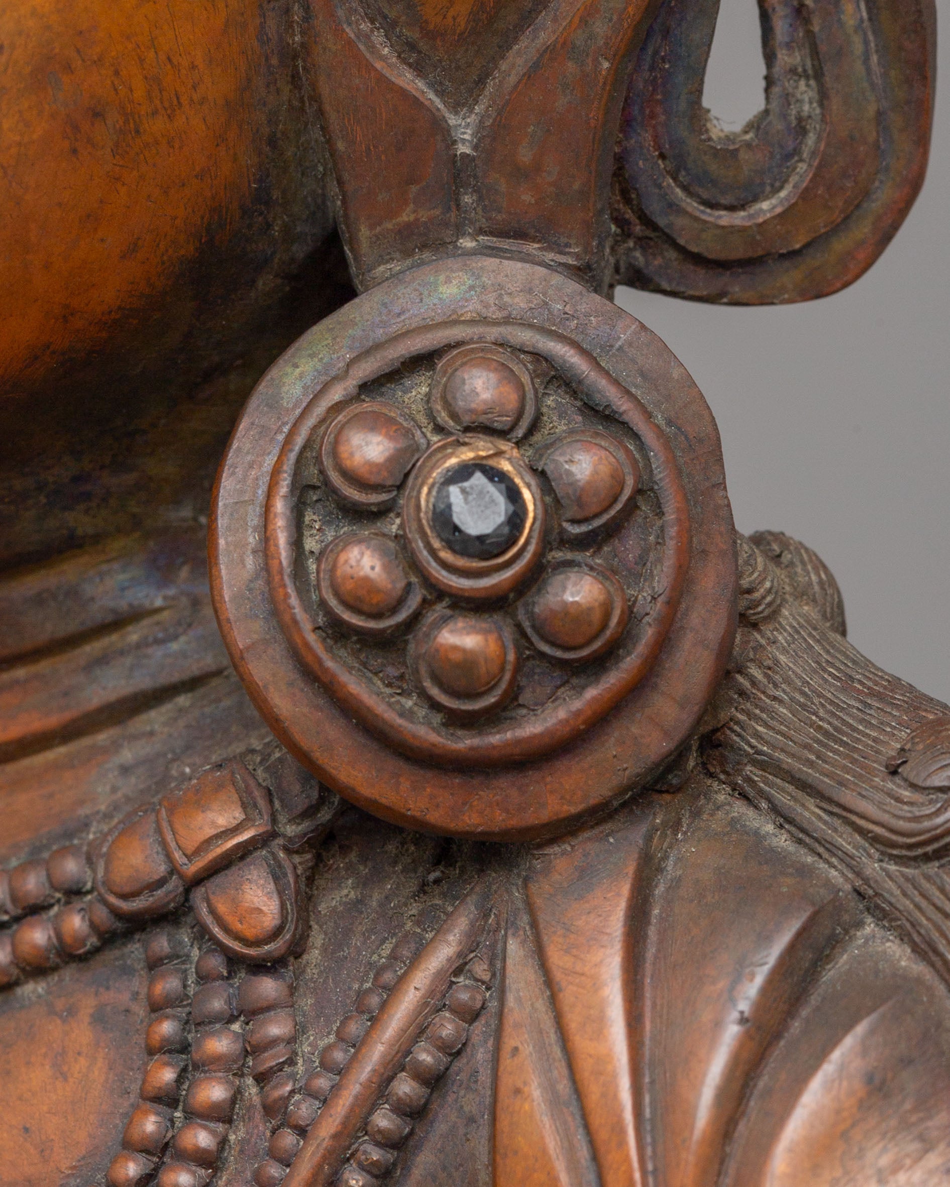 Handcrafted Himalayan Tikshna Manjushri Sculpture | Spiritual Home Decor