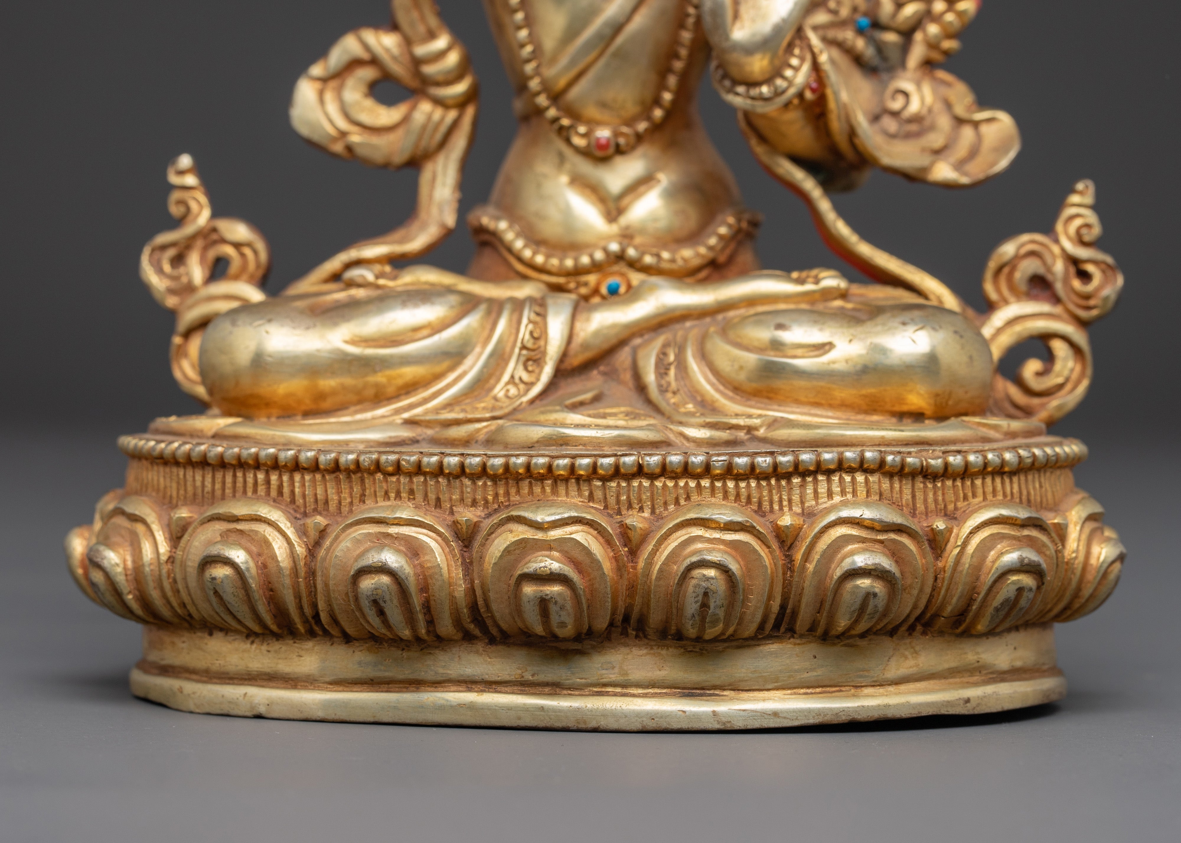 Handmade Statue of Manjushri Bodhisattva of Wisdom