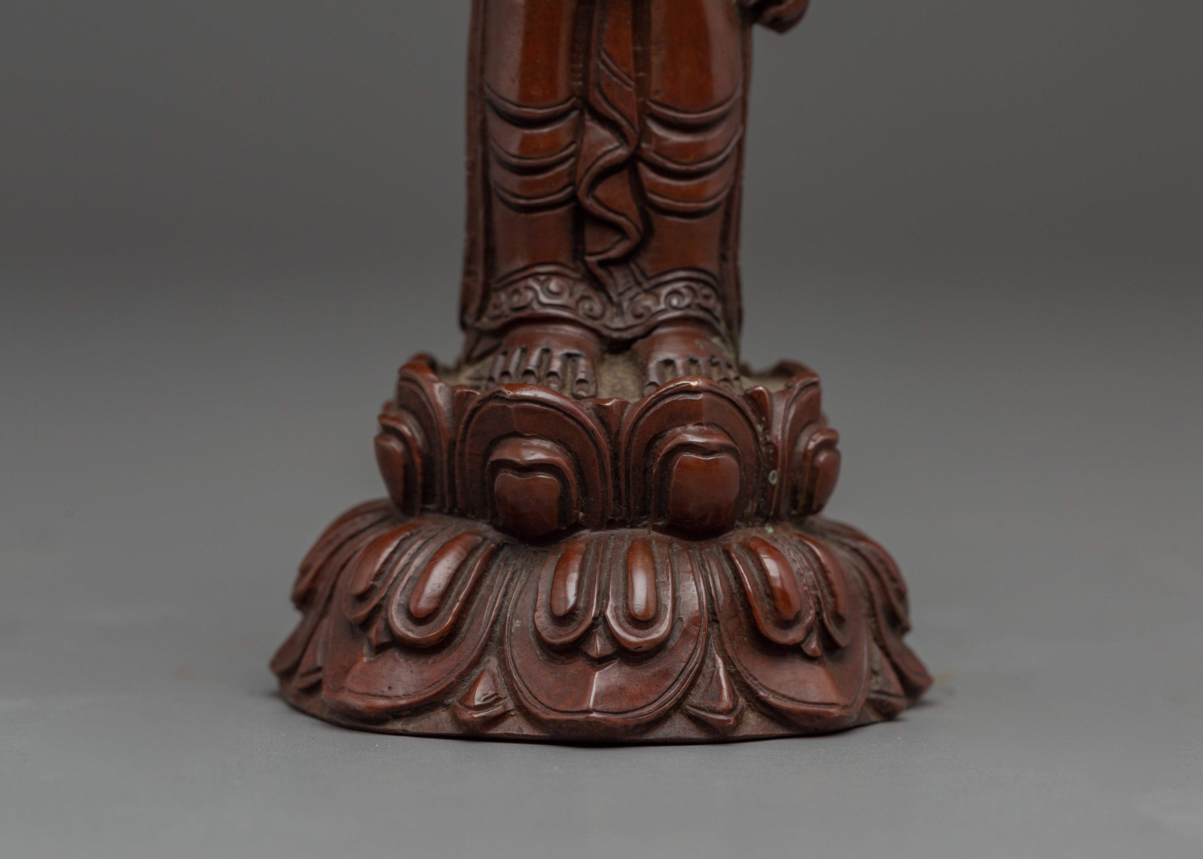 Elegant Little Buddha Statue | Handcrafted Buddhist Sculpture for Peace & Serenity