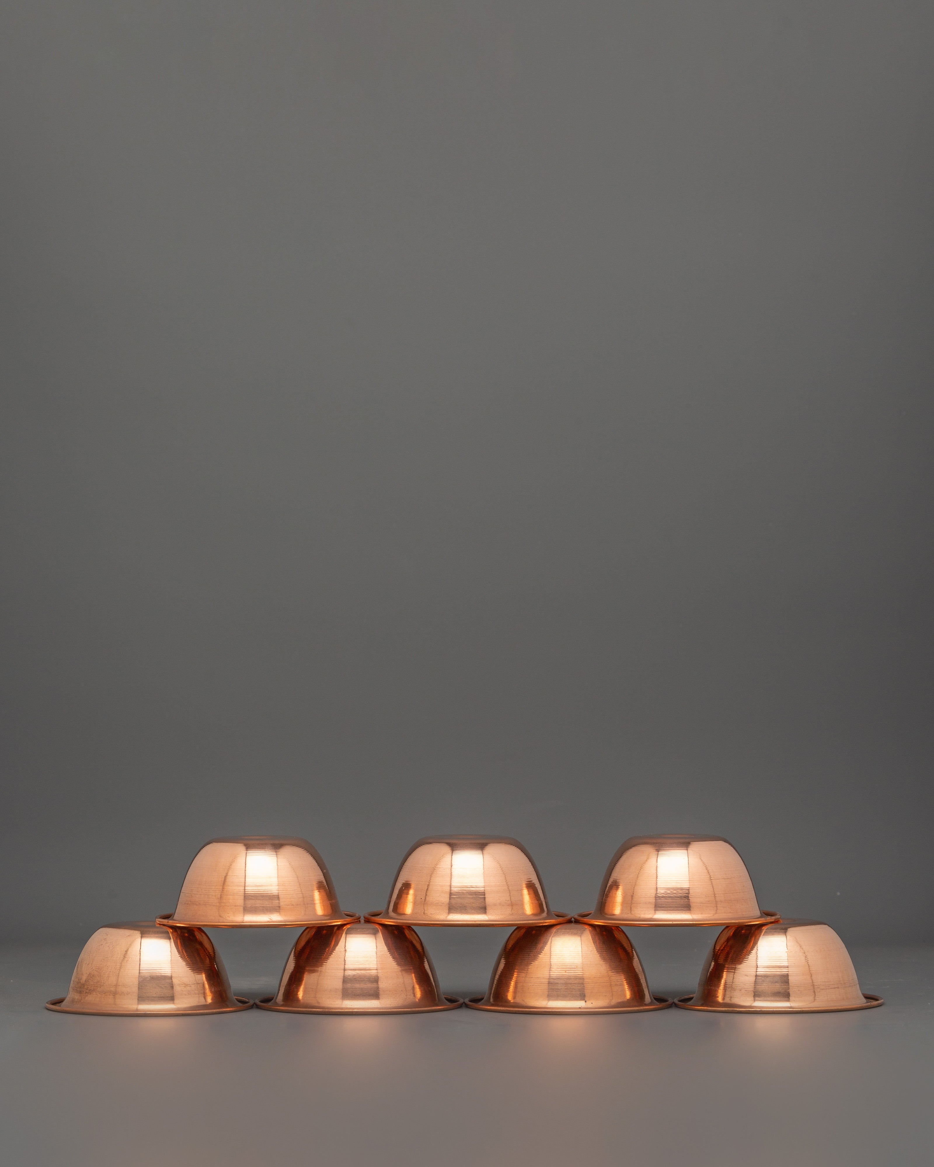 Copper Offering Water Bowls |  Ritual & Meditation