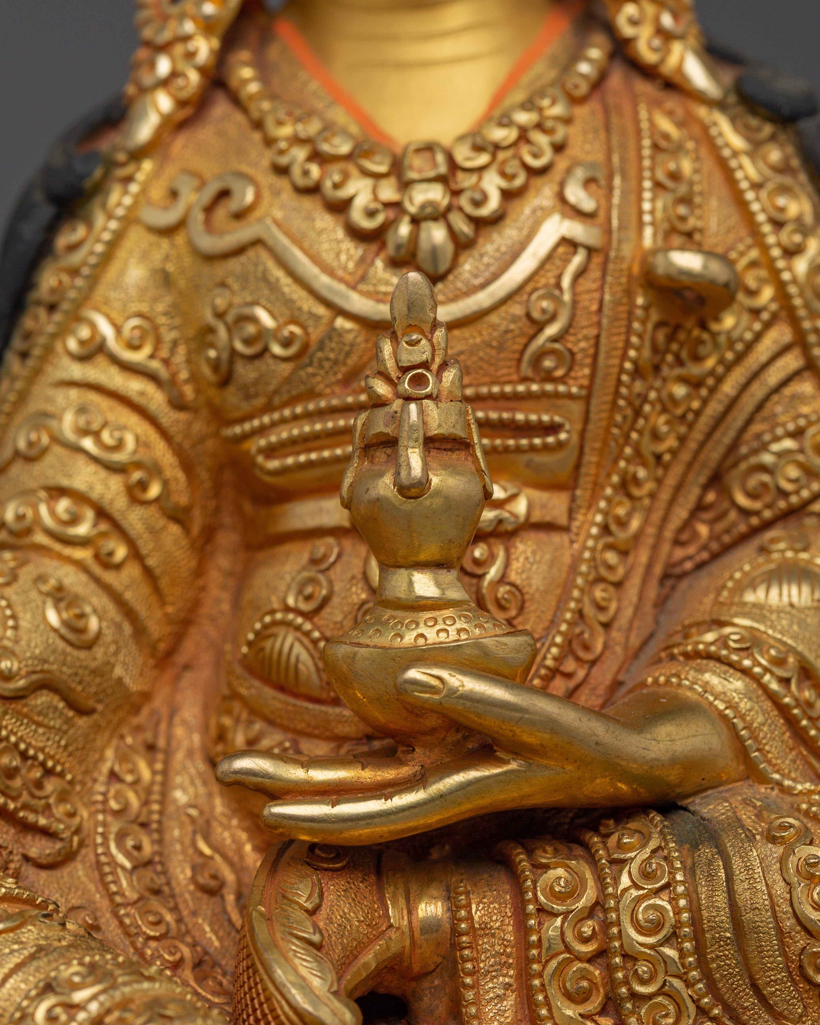 Tantric Buddhism Icon Guru Rinpoche | Handmade Nepal Art