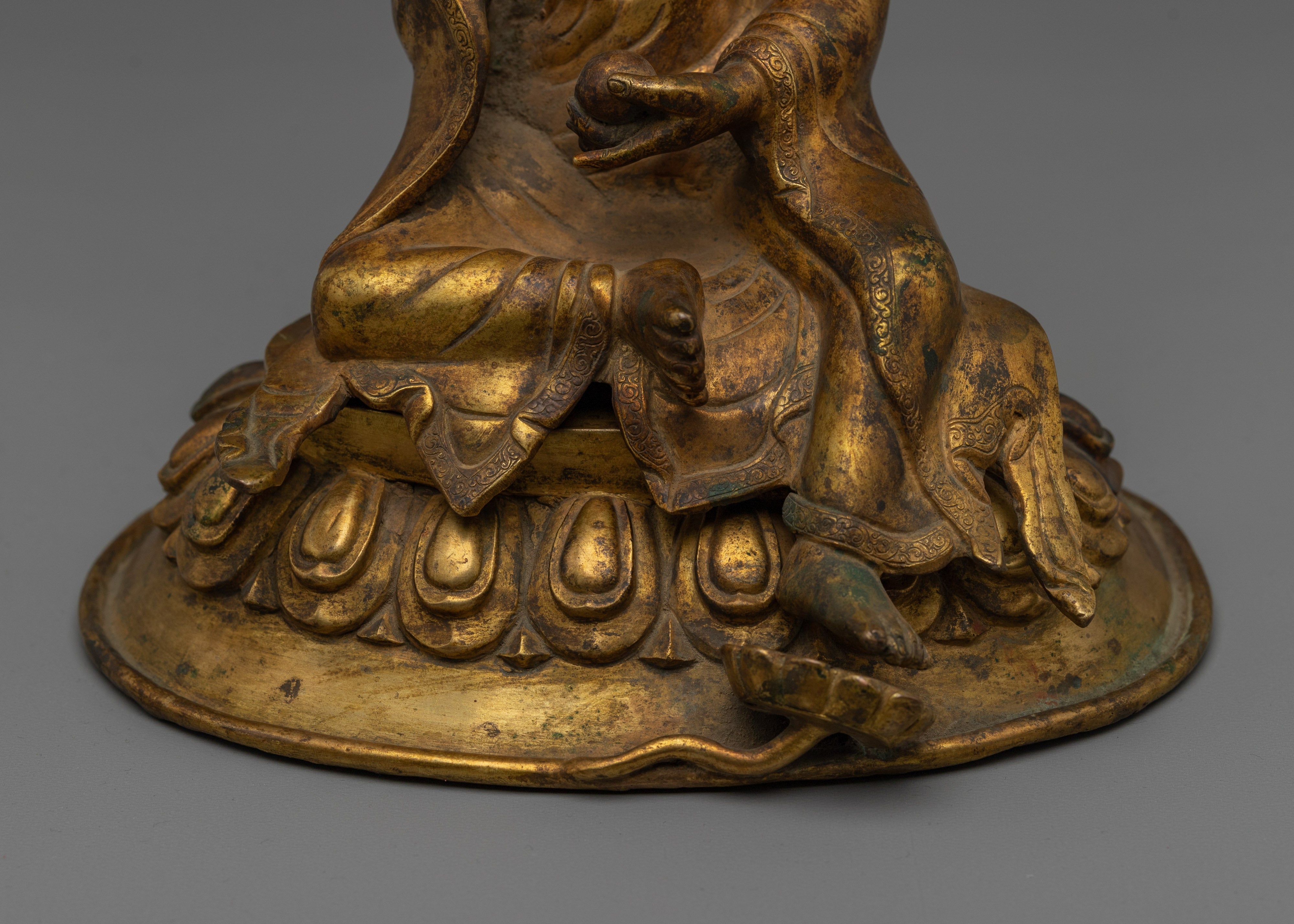 Copper Kshitigarbha Statue | Bodhisattva of Great Vows