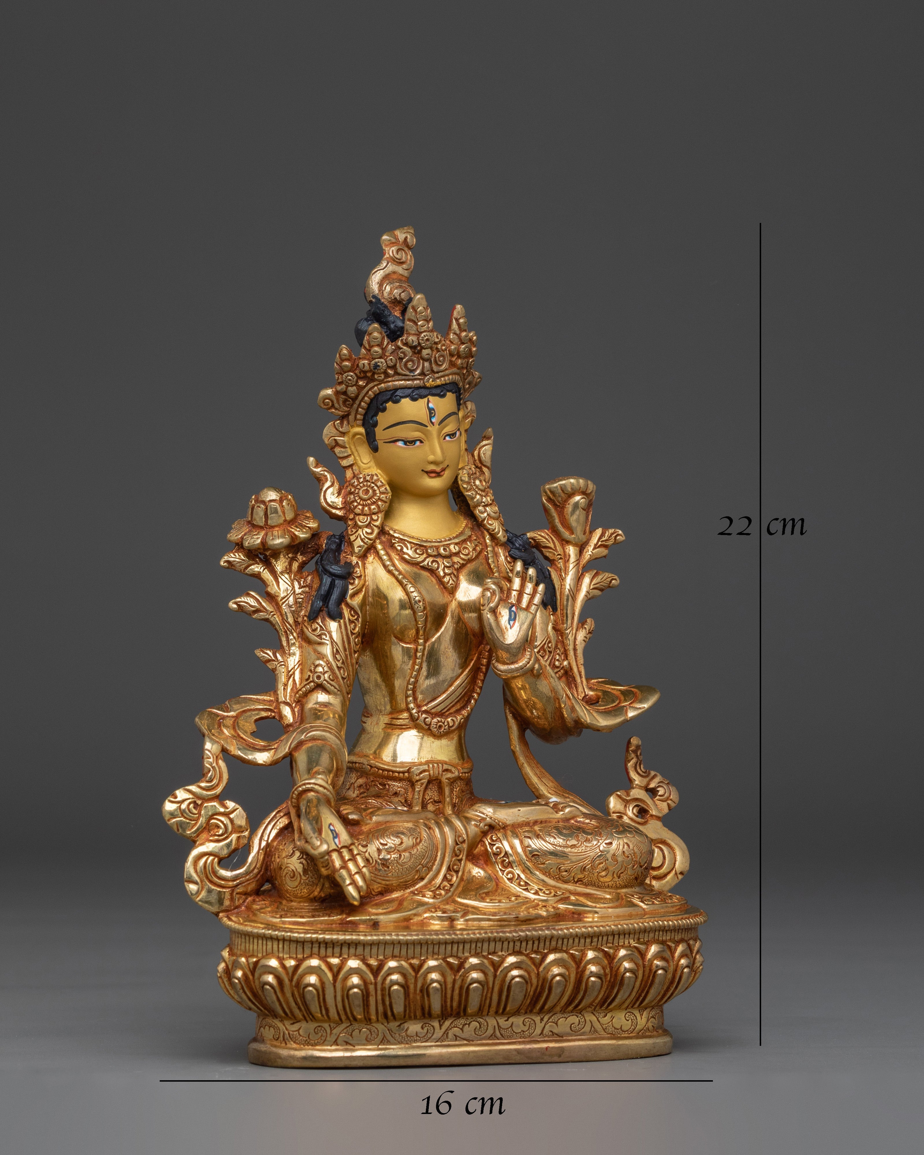 serene-white-tara-copper-statue