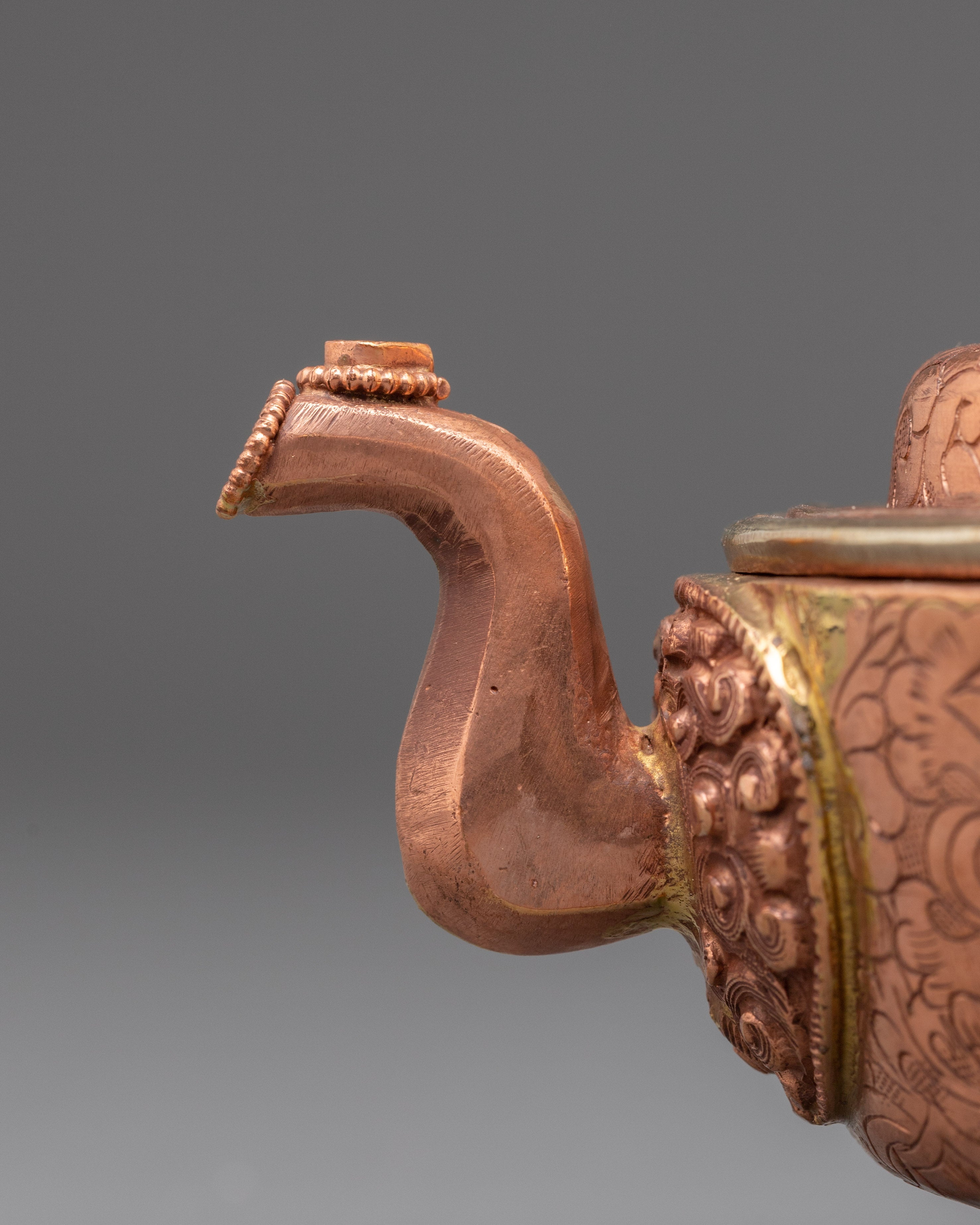 Handcrafted Copper Offering Bowls Set for Rituals and Meditation