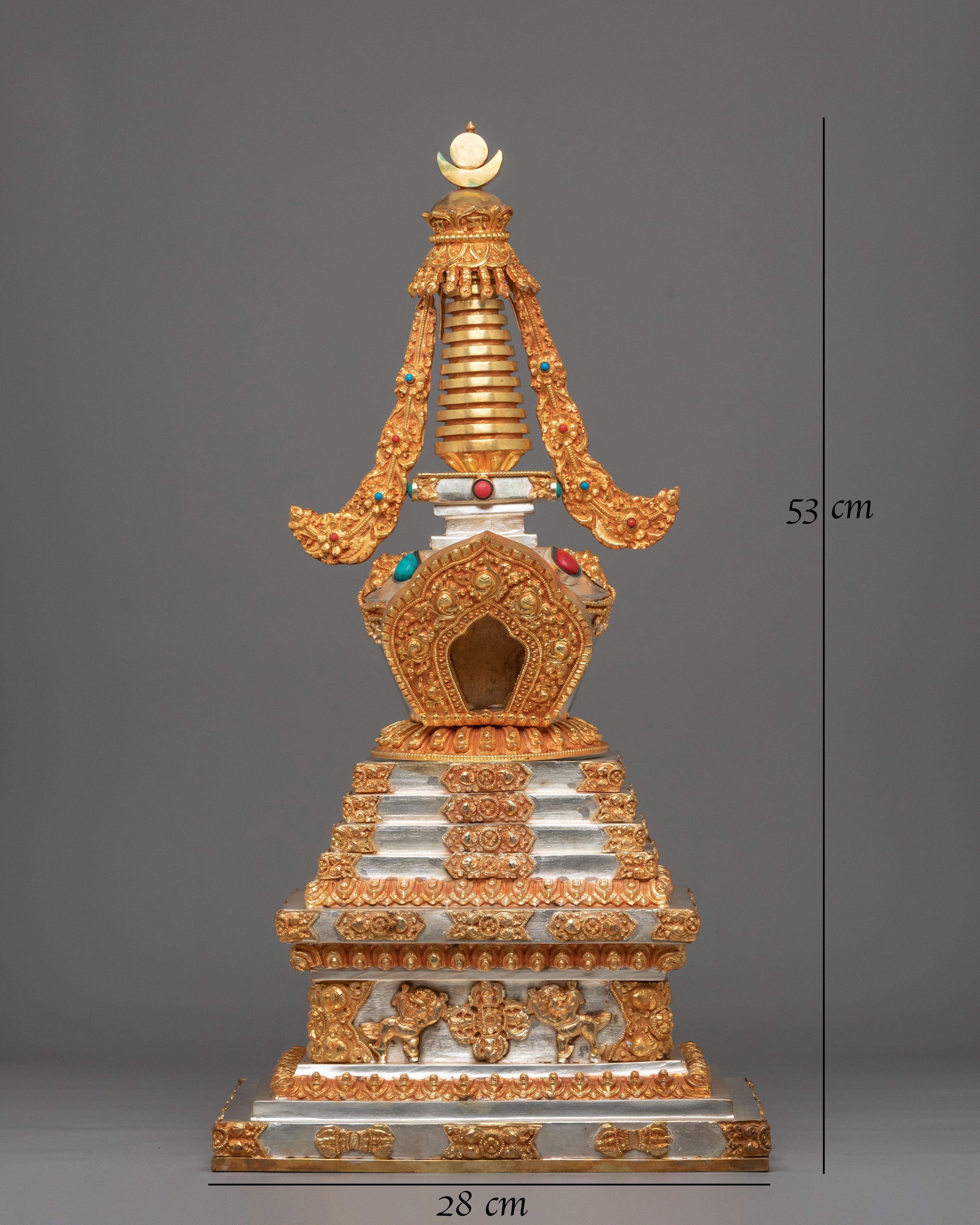 Tibetan Buddhist Stupa for Ritual | Buddhist Meditation Stupa