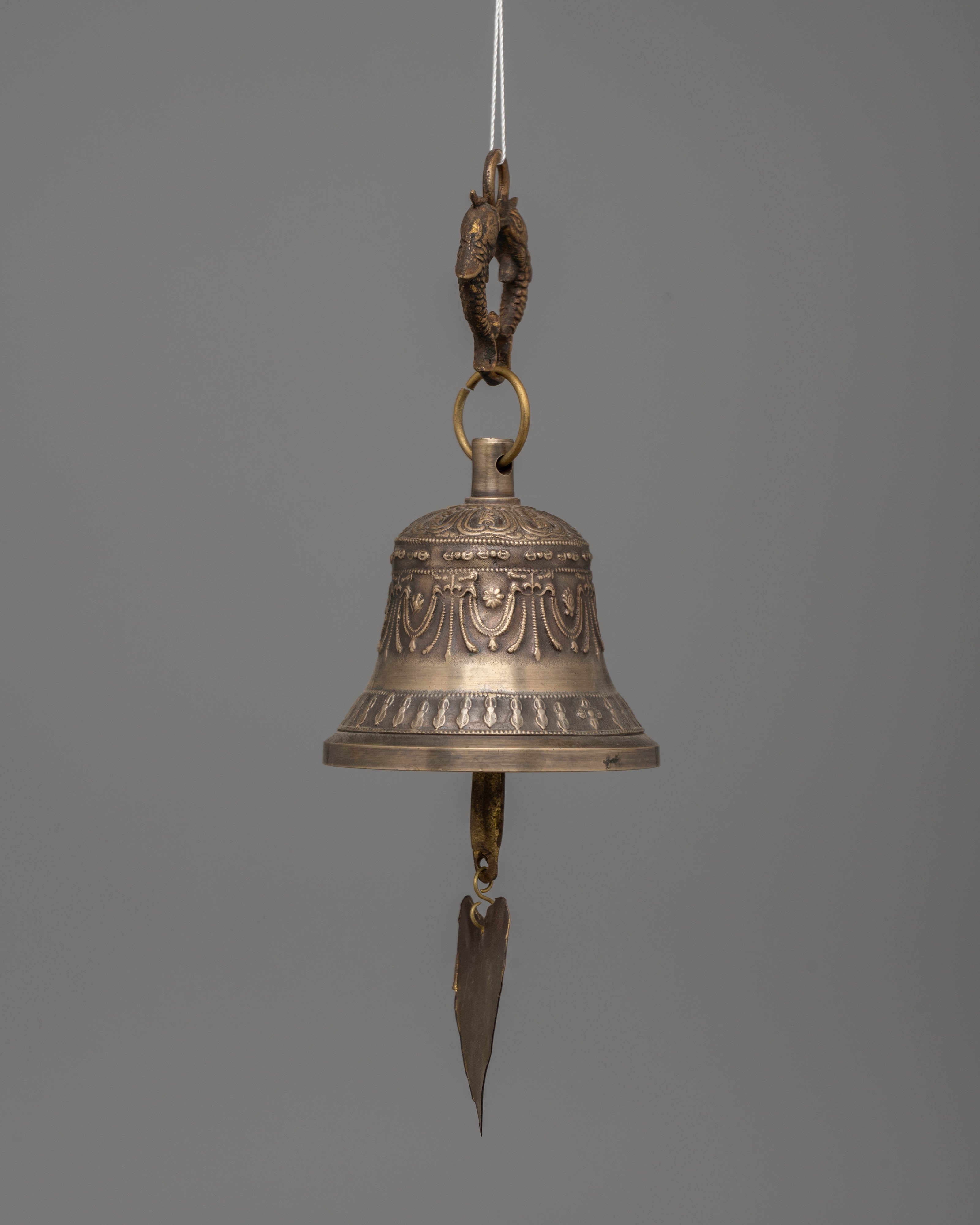 Handmade Buddhist Hanging Bell for Altar Decor