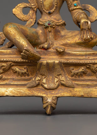 Bodhisattva Statue with Antique Finish | Altar and Shrine Craft