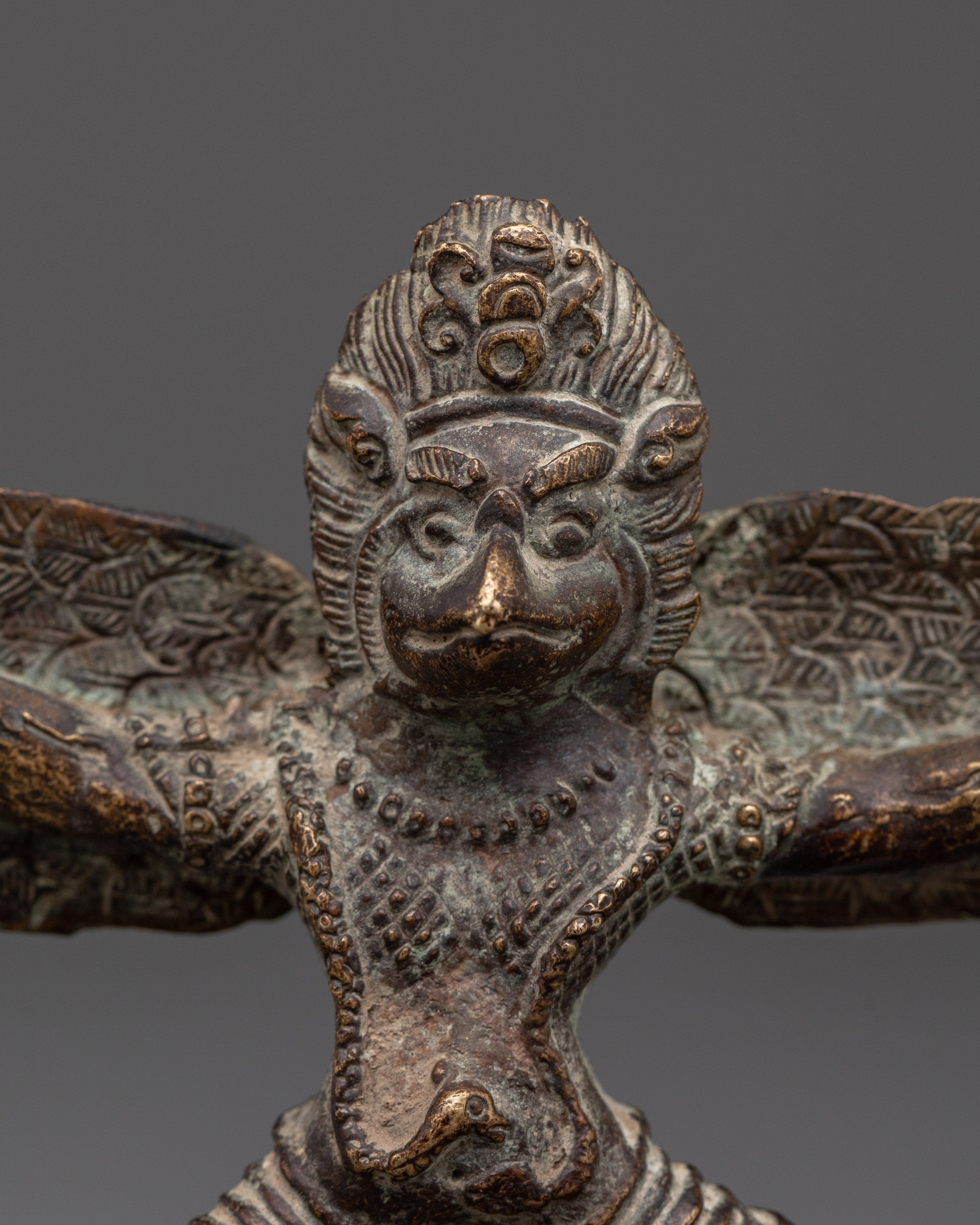 Sacred Mythical Demi-God Garuda Statue | Powerful Protector Deity Figurine