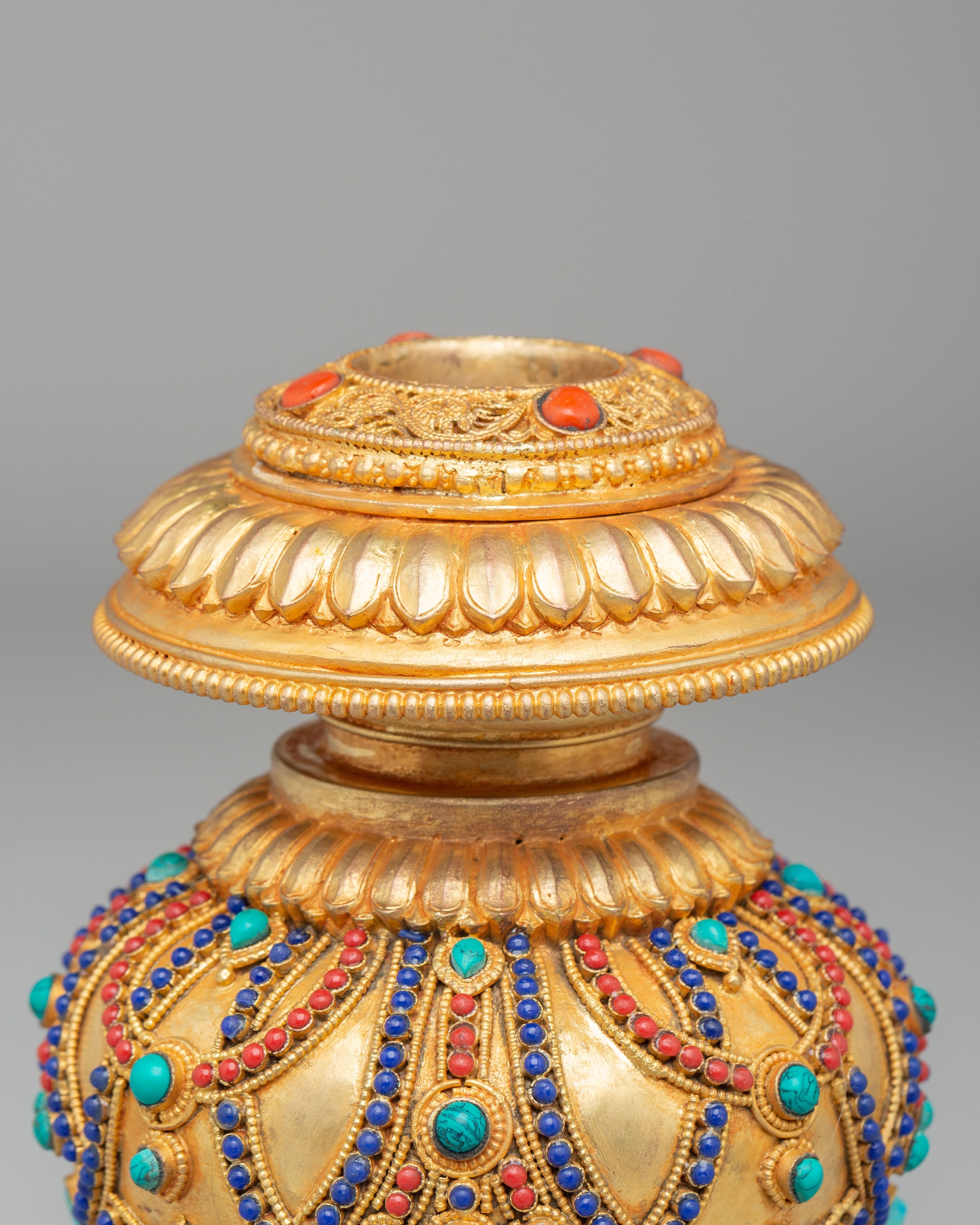 Sacred Amitayus Bhumba | Tibetan Ritual Water Pot