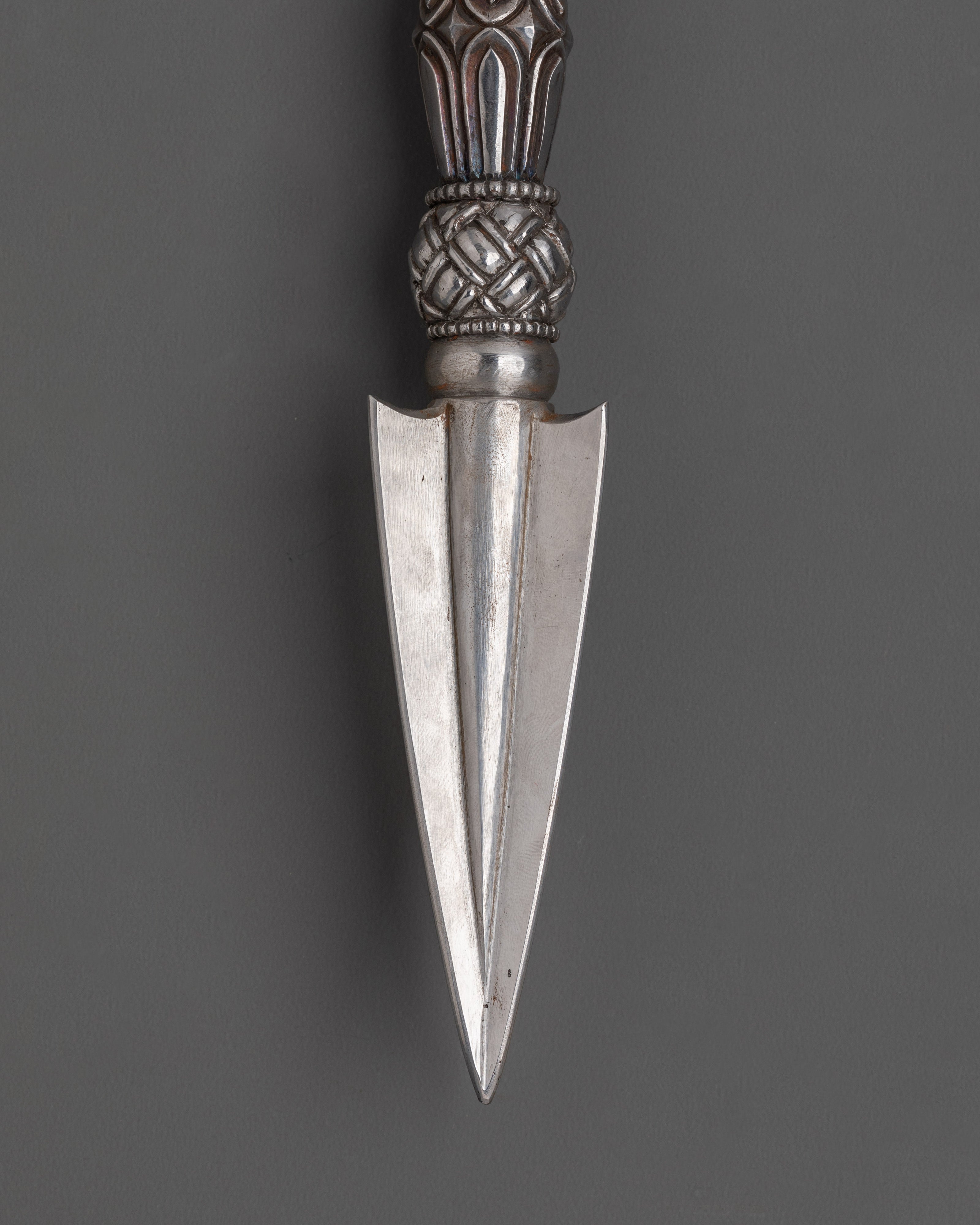 Himalayan Ceremonial Phurba Dagger | Tibetan Spiritual Ritual Tool