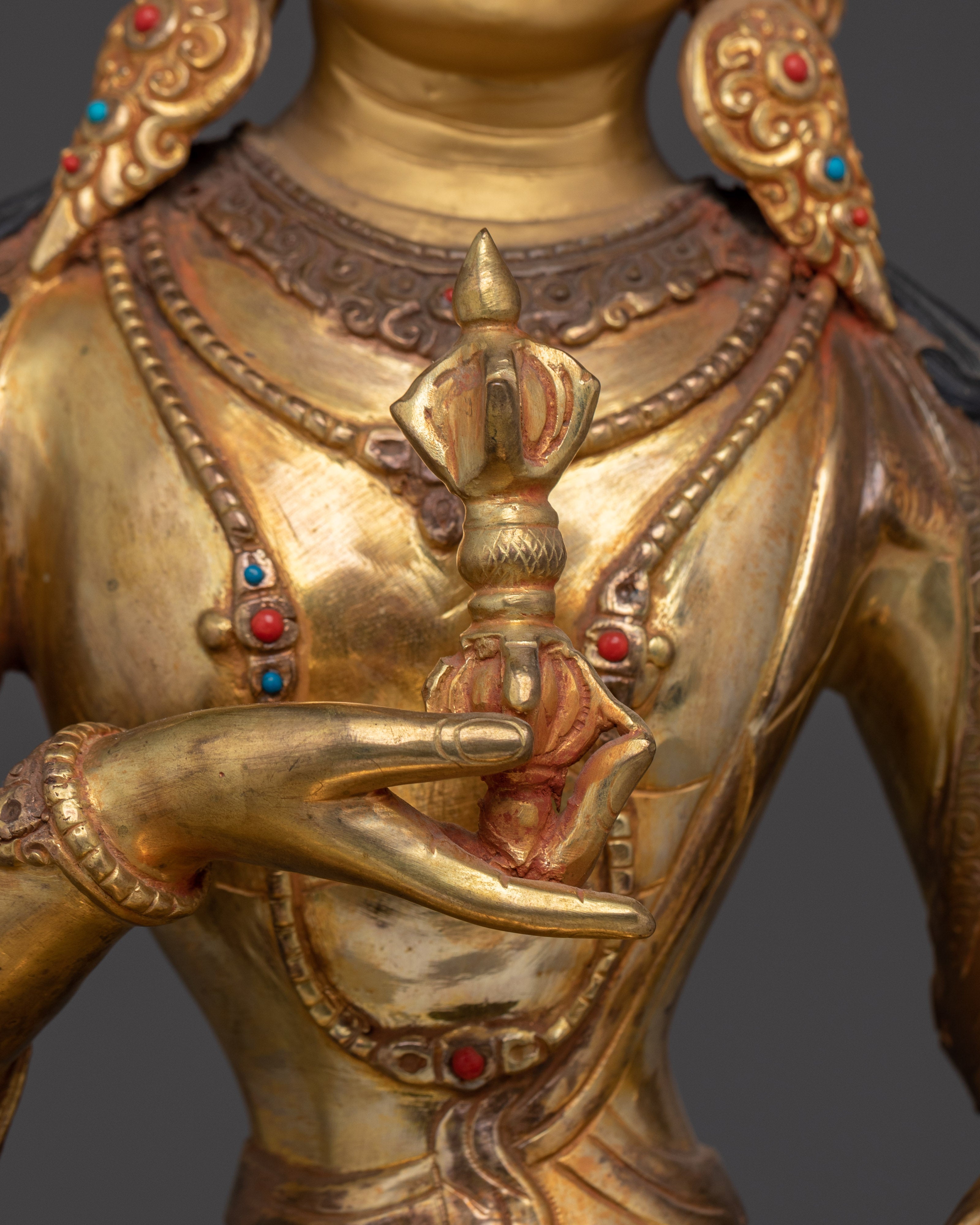 Tibetan Buddhist Purifier Deity vajrasattva Art | Dorje Sempa Sculpture