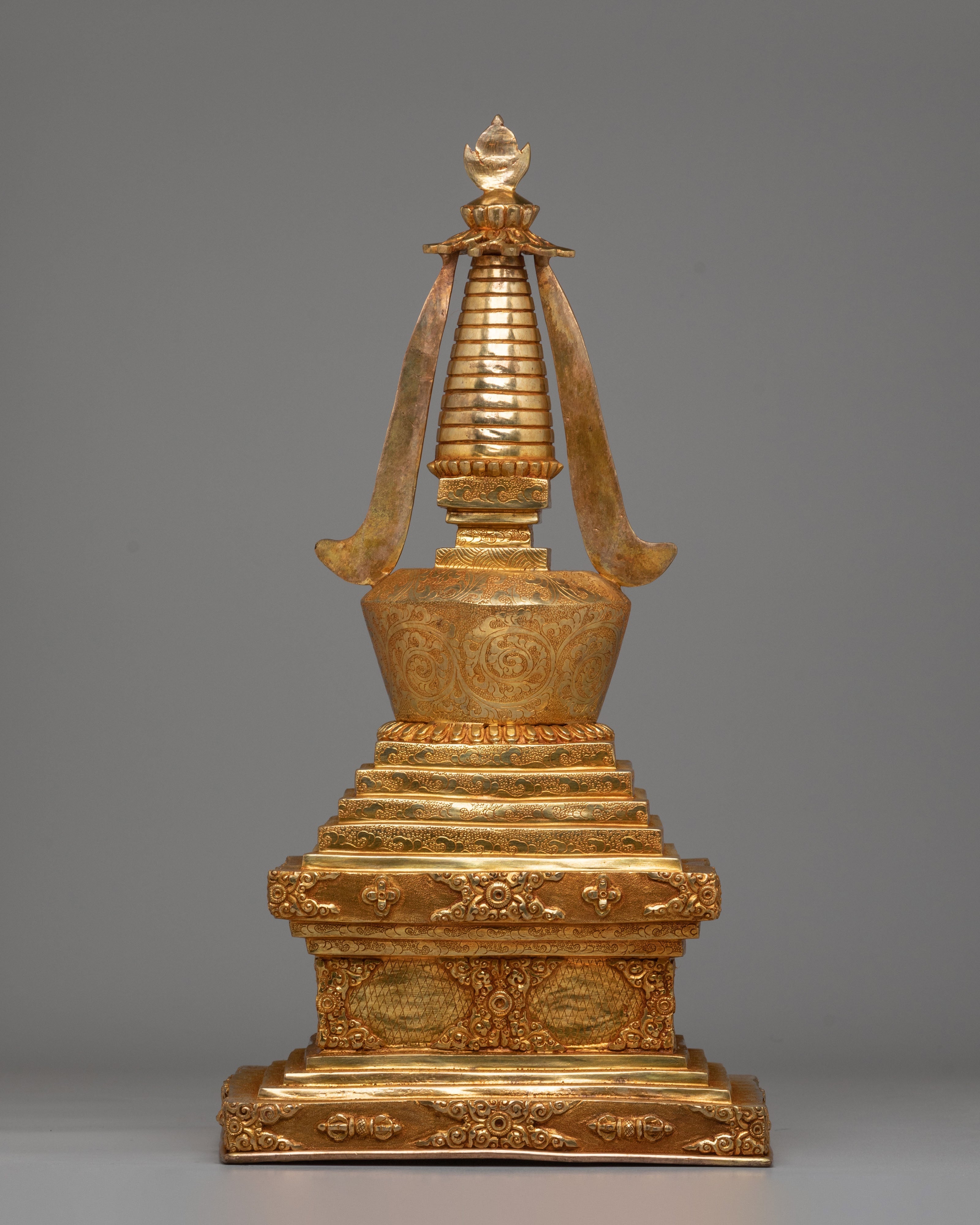 Handmade Buddhist Stupa for Peace | Symbol of Enlightenment