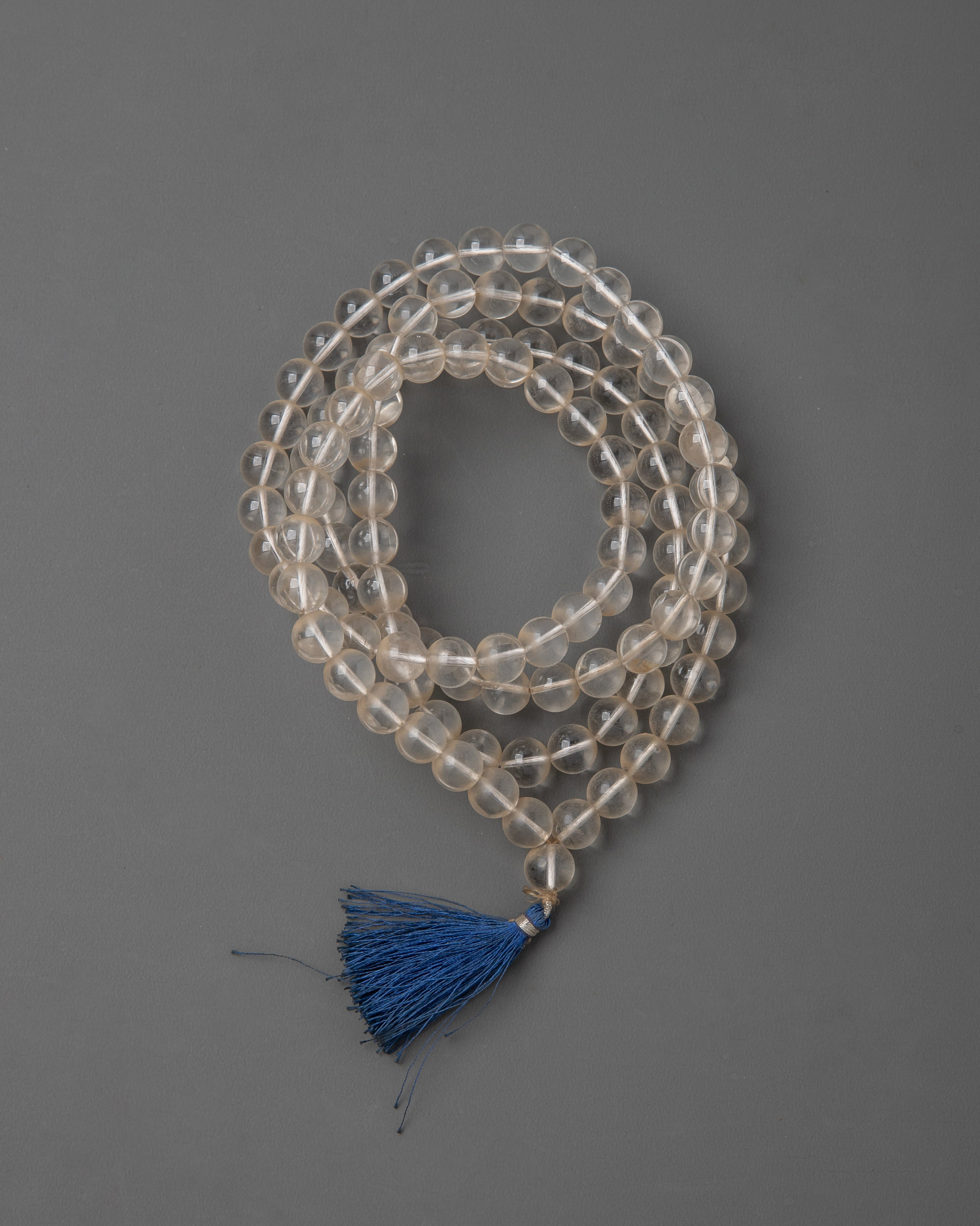 Crystal Jap Mala | Handmade Craft with Beautiful Beads
