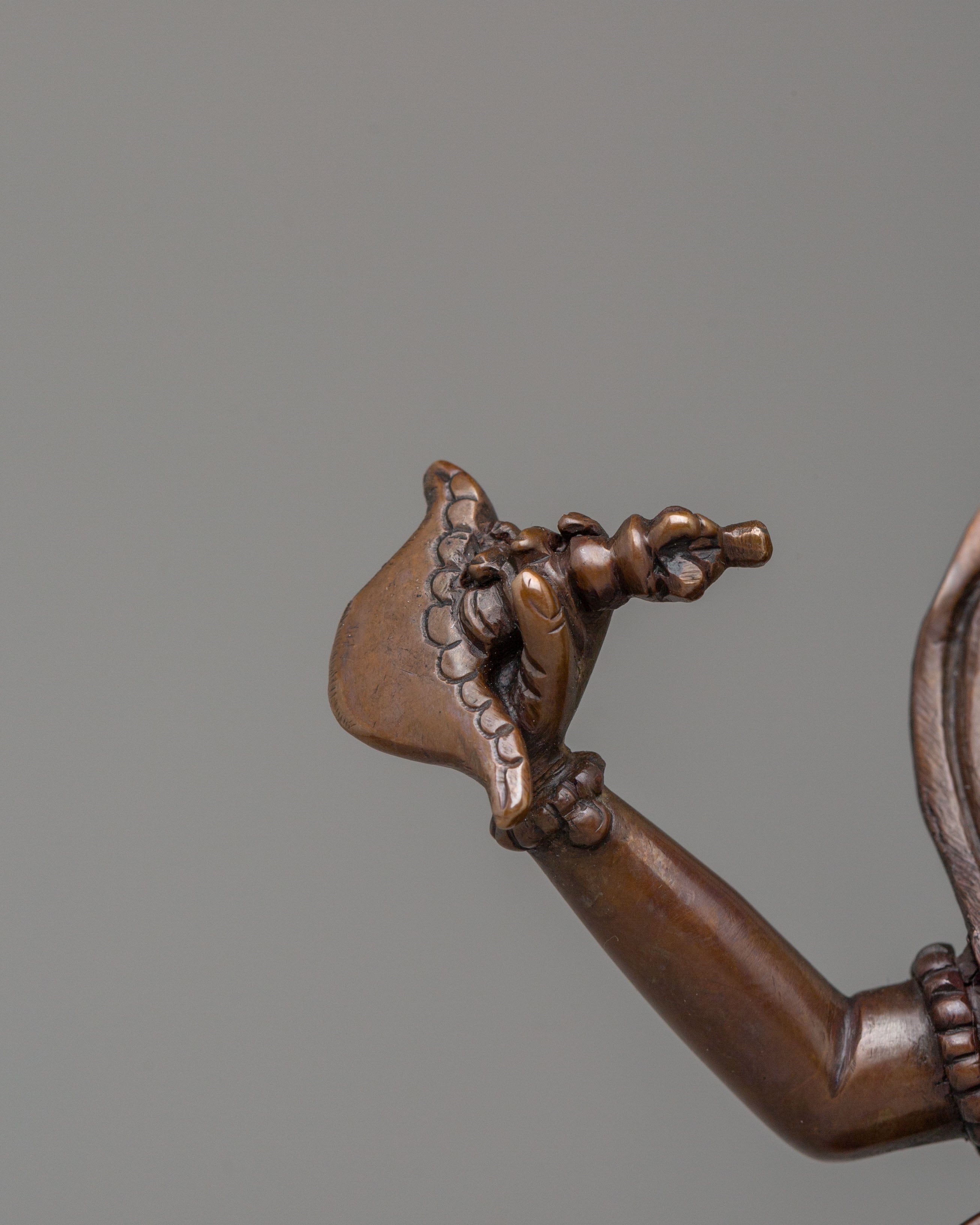 Buddhist Simhamukha Handcrafted Statue | Tibetan Lion-Faced Dakini Statue