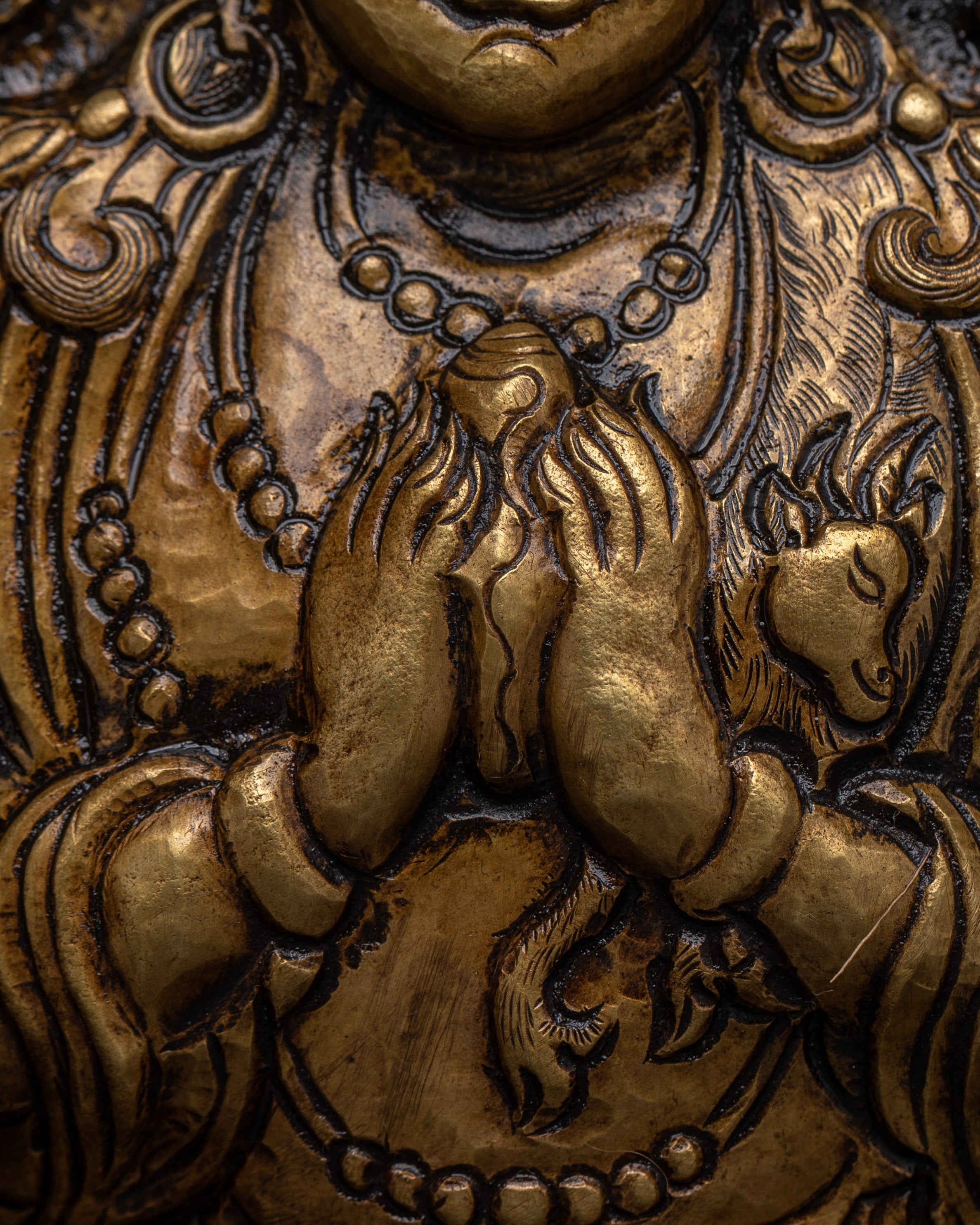 Chenrezig Brass Statue | The Bodhisattva of Compassion
