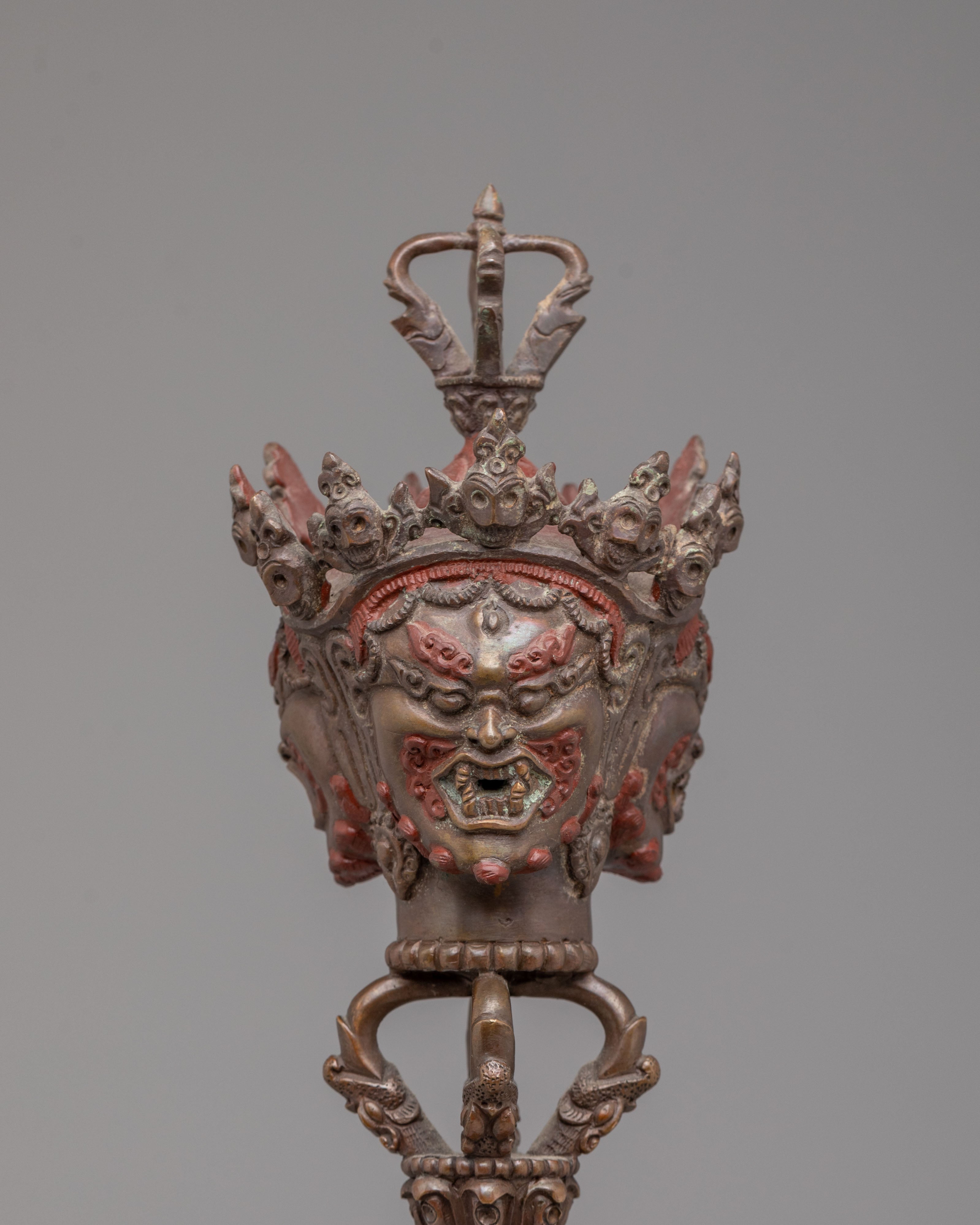 Himalayan Buddhist Ritual Phurba | Tibetan Dagger for Spiritual Protection