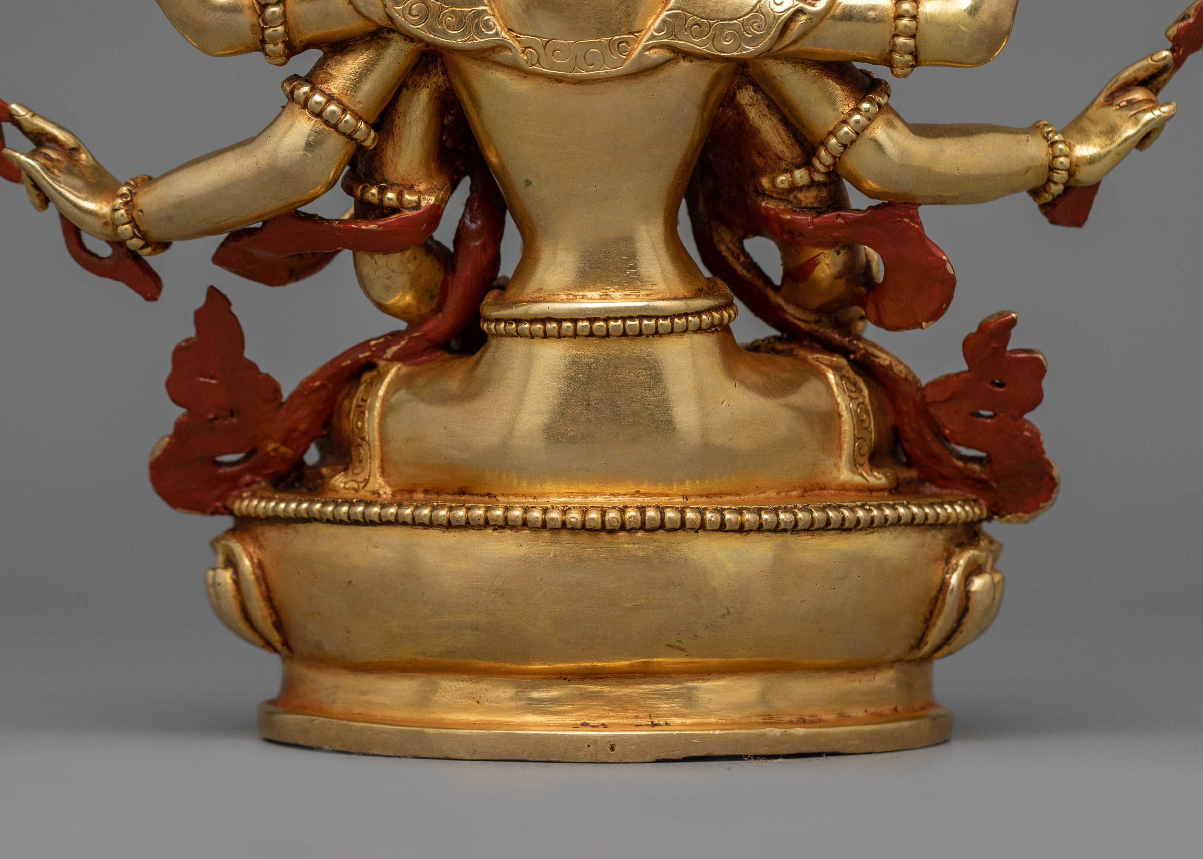 Tibetan Handmade Dakini Namgyalma for Shrine | Symbolizes Longevity and Spiritual Purity