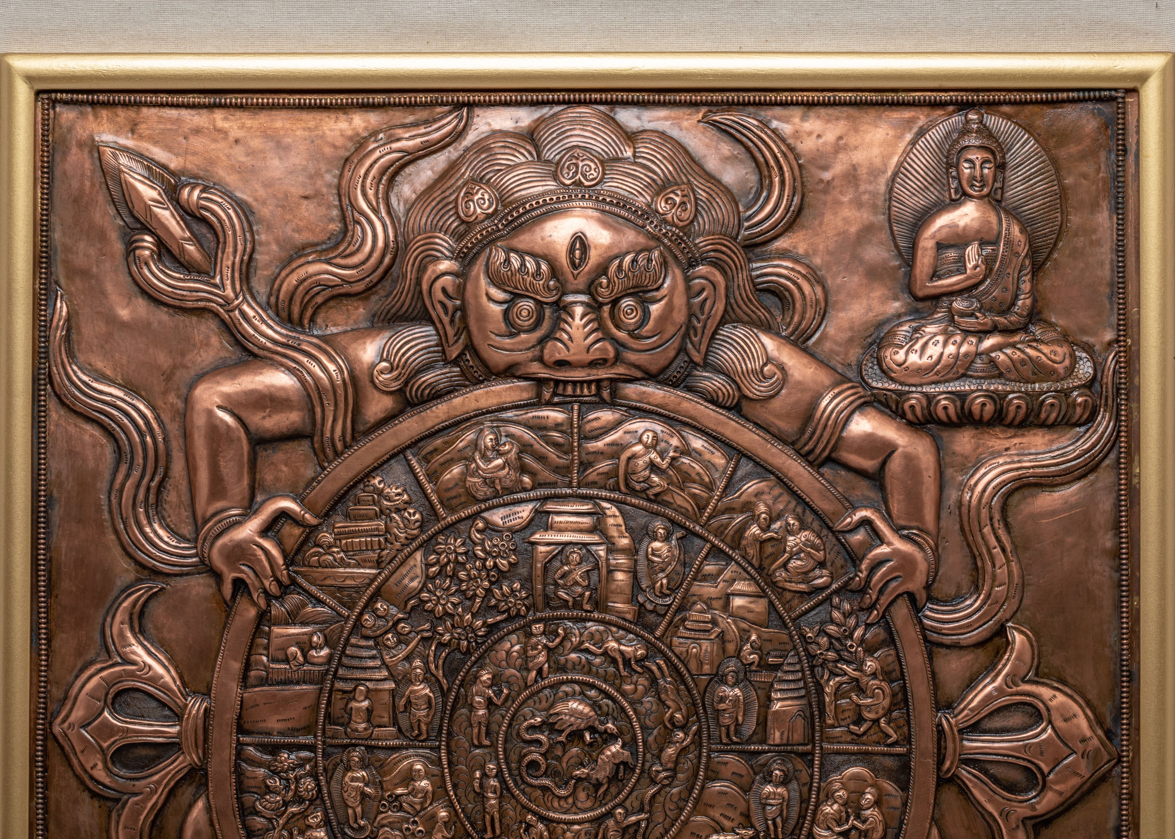 Handcrafted Wheel Of Life Wall Hanging | Symbol Of Impermanence