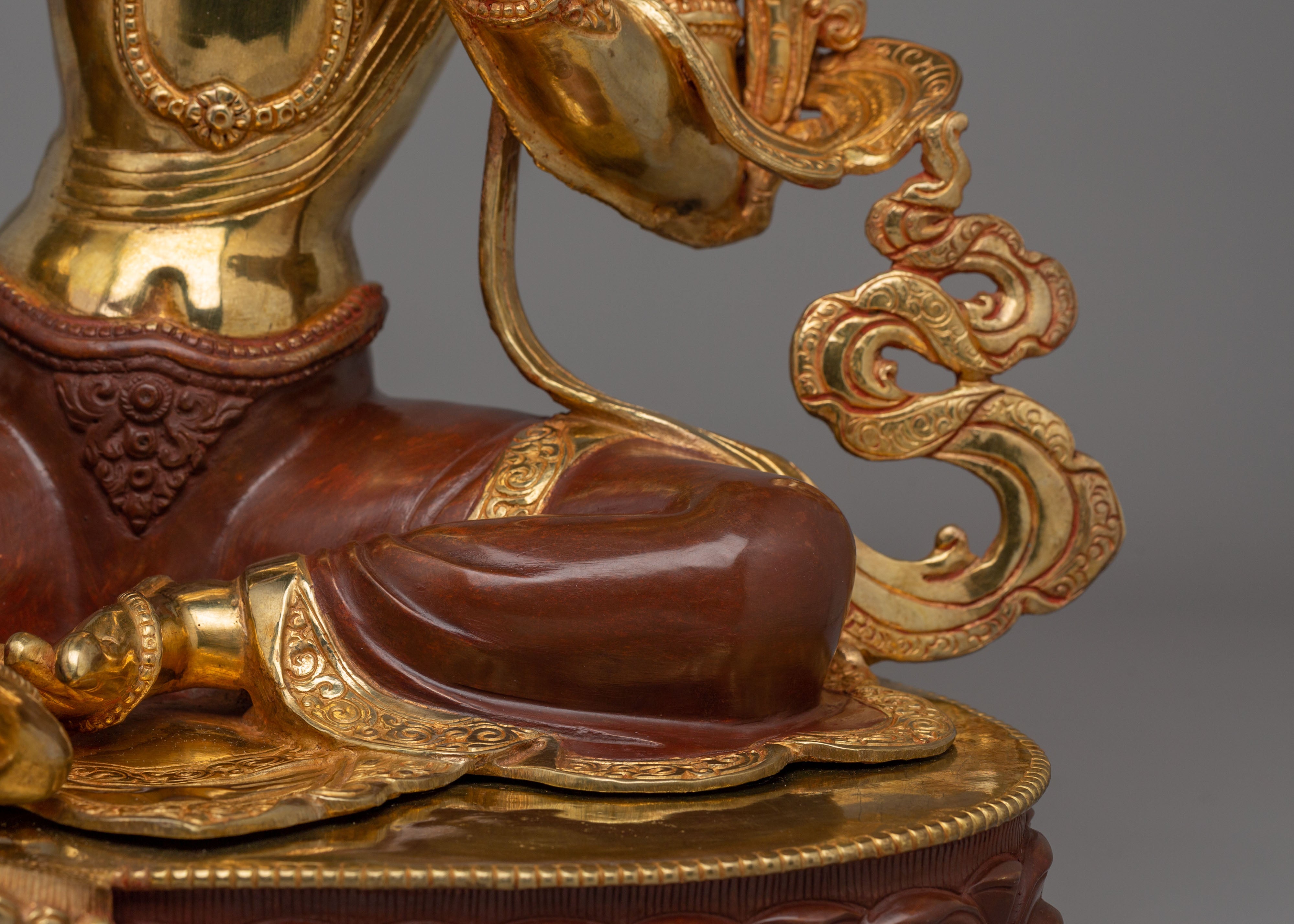 Green Tara Statue of Love and Compassion | Sacred Tibetan Artwork