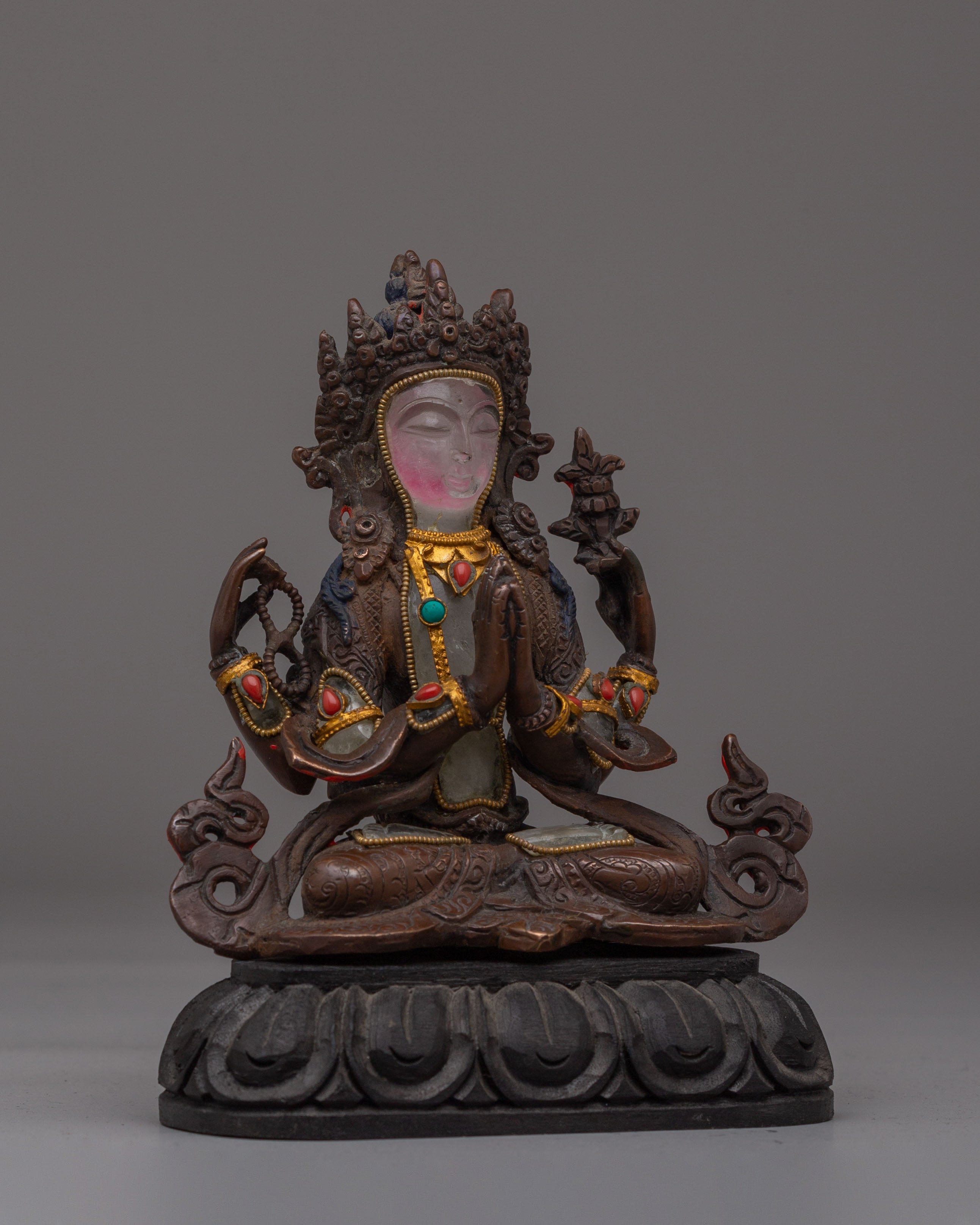 Bodhisattva Chenrezig Nepal Statue | Divine Representation of Compassion and Peace