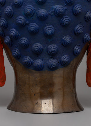 Bronze Buddha Head Statue | Perfect Spiritual Gift for Meditation Enthusiasts