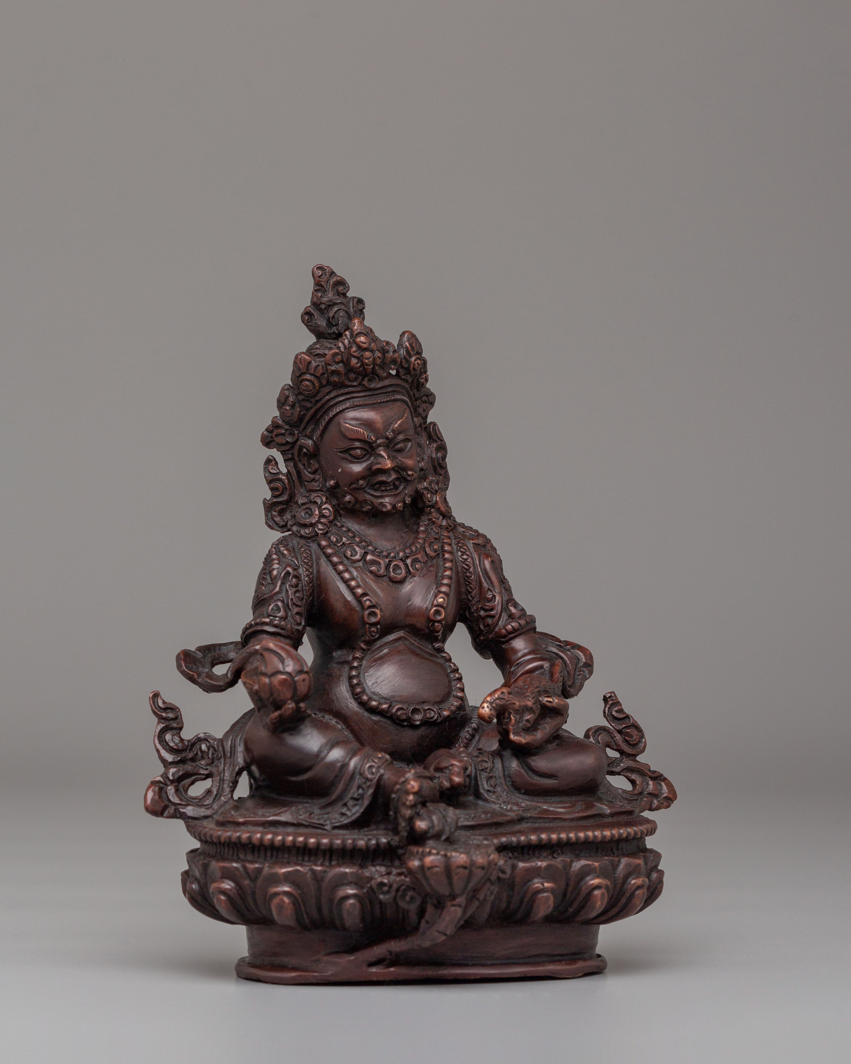 Tibetan Dzambhala Deity Statue | Wealth Deity Sculpture