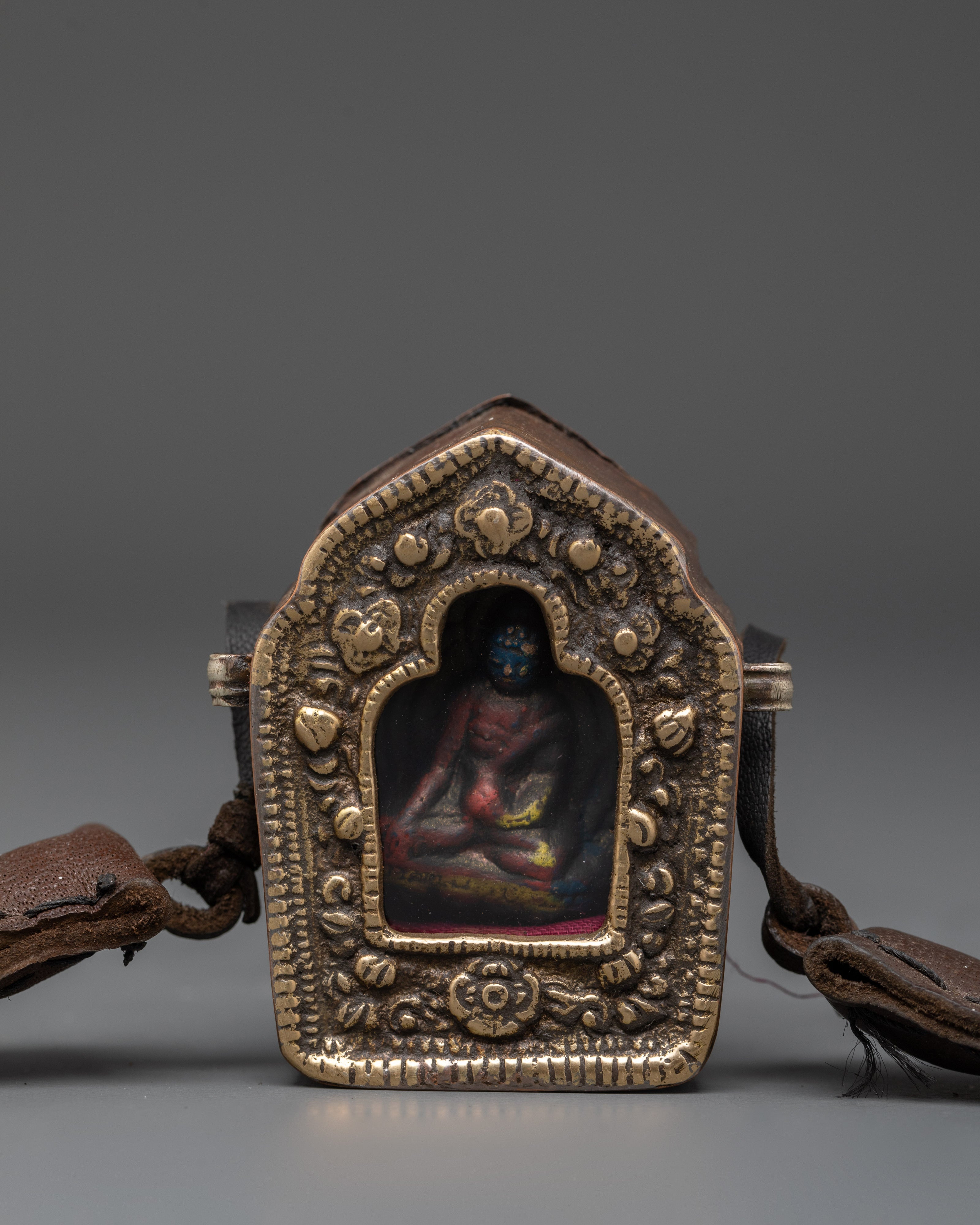 Buddhist Ghau Prayer Box | Buddhist Amulet for Prayer & Healing