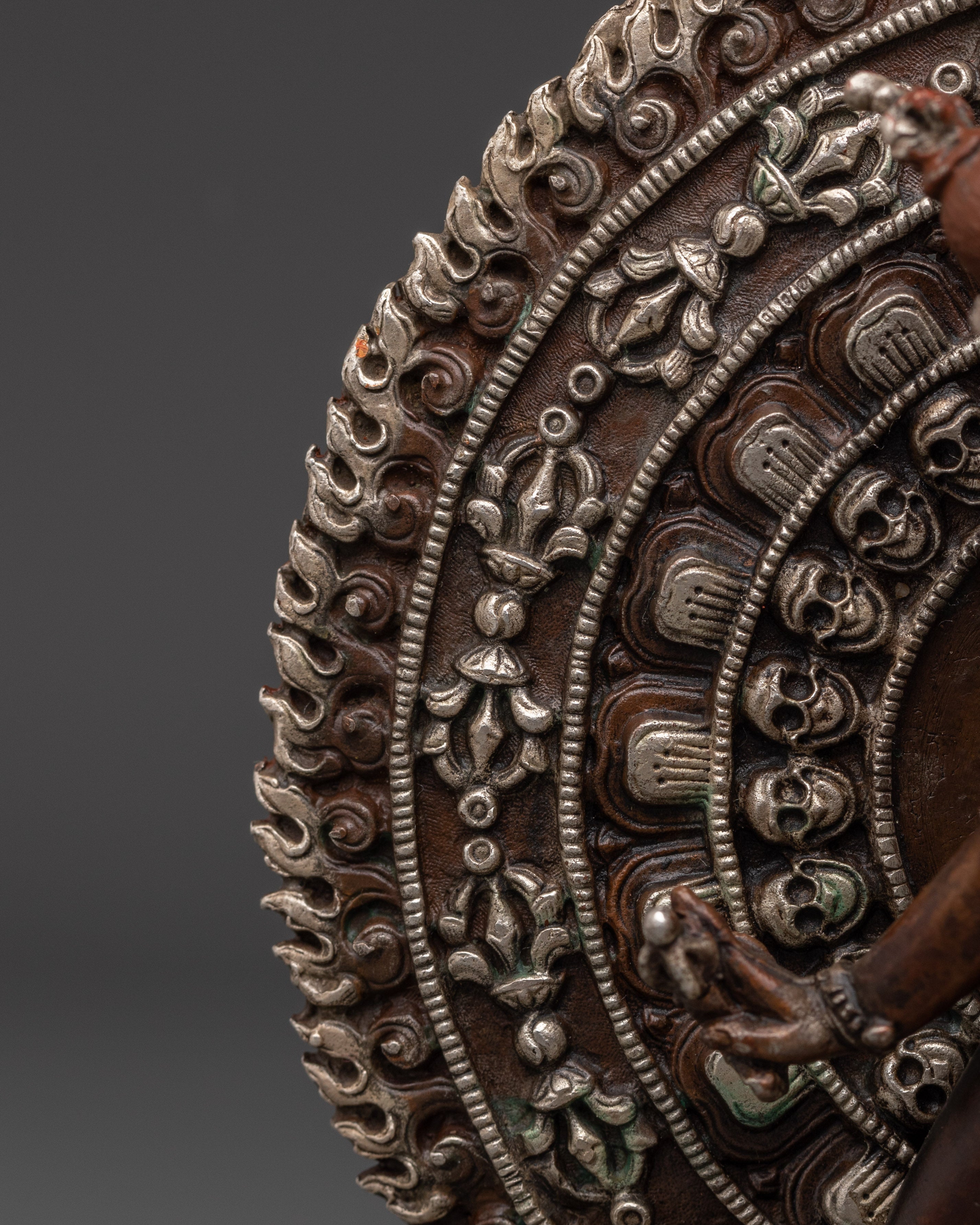 Vajrayogini Copper Figurine | Copper Body with Silver Plating