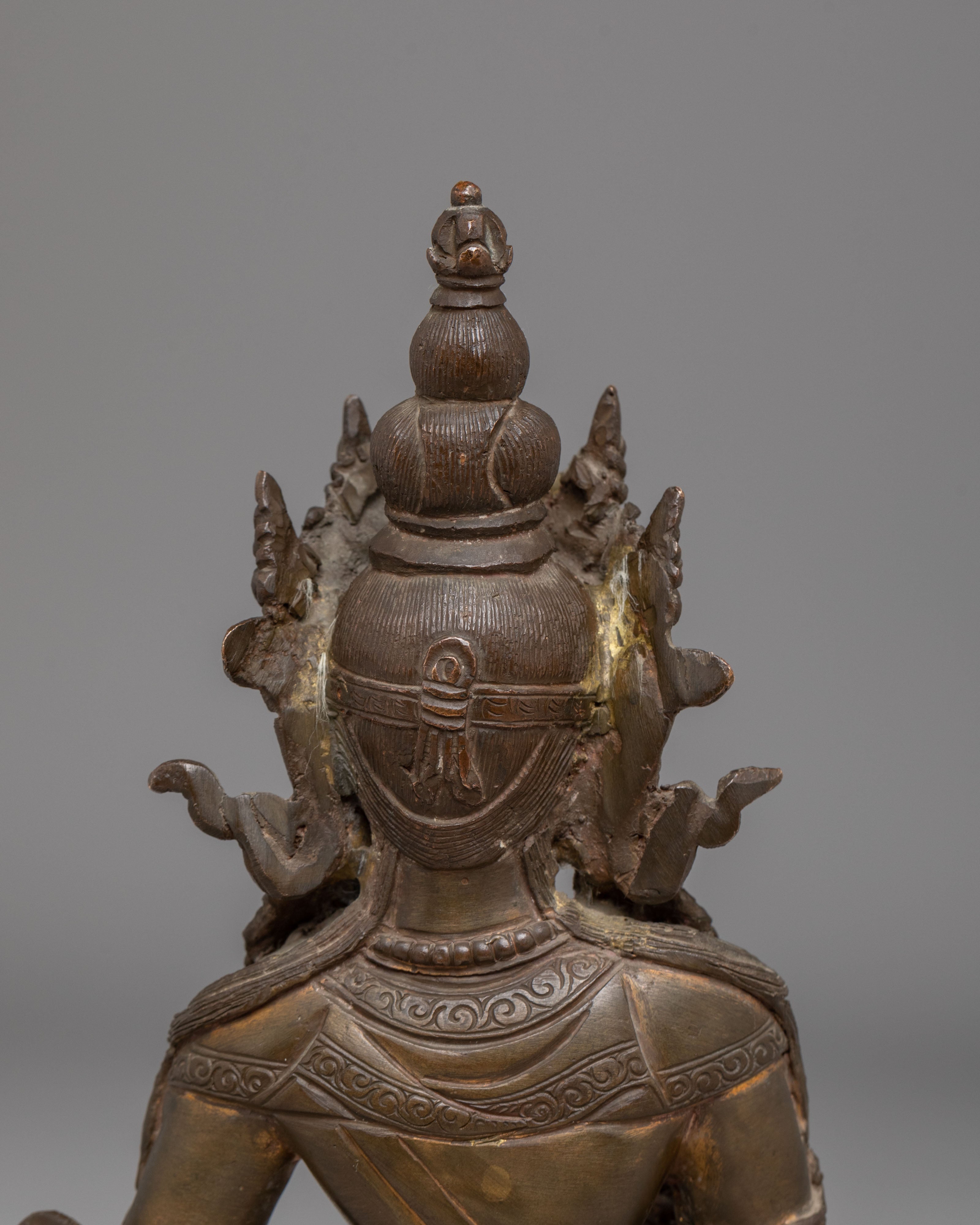 Vajrasattva Handcrafted Sacred Statue | Tibetan Buddhist Deity