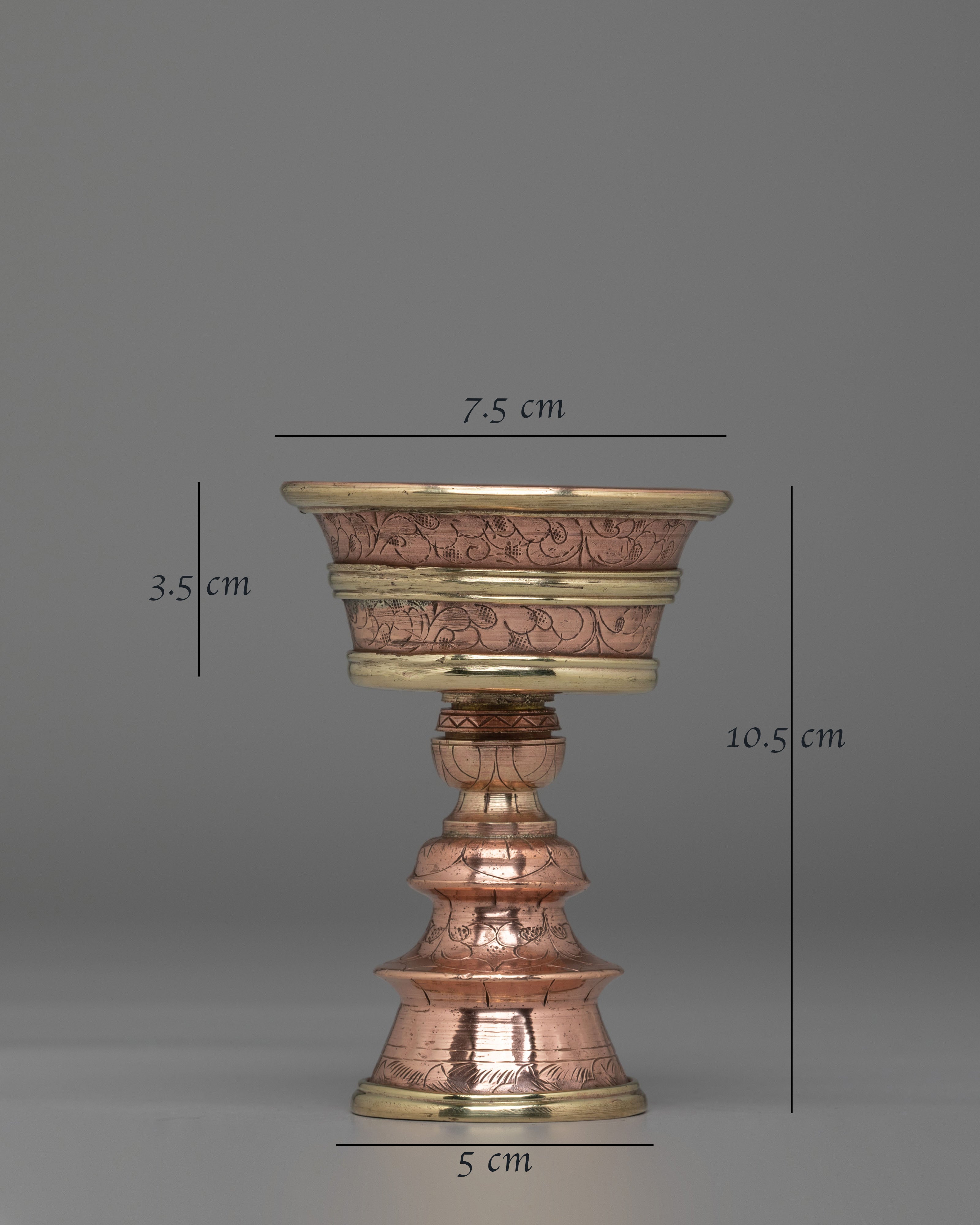 Sacred Butter Lamp for Meditation & Rituals | Buddhist Offering Lamp