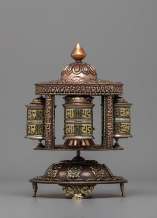 Sacred Buddhist Prayer Wheel