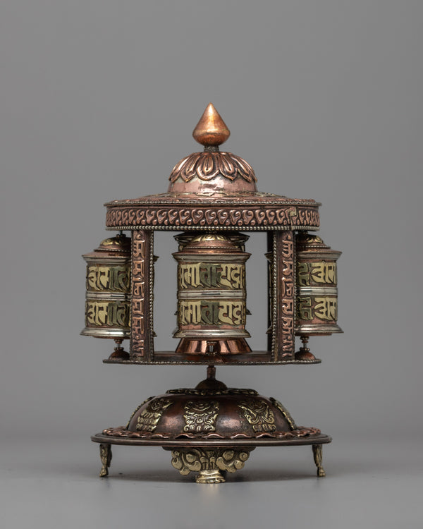 Sacred Buddhist Prayer Wheel