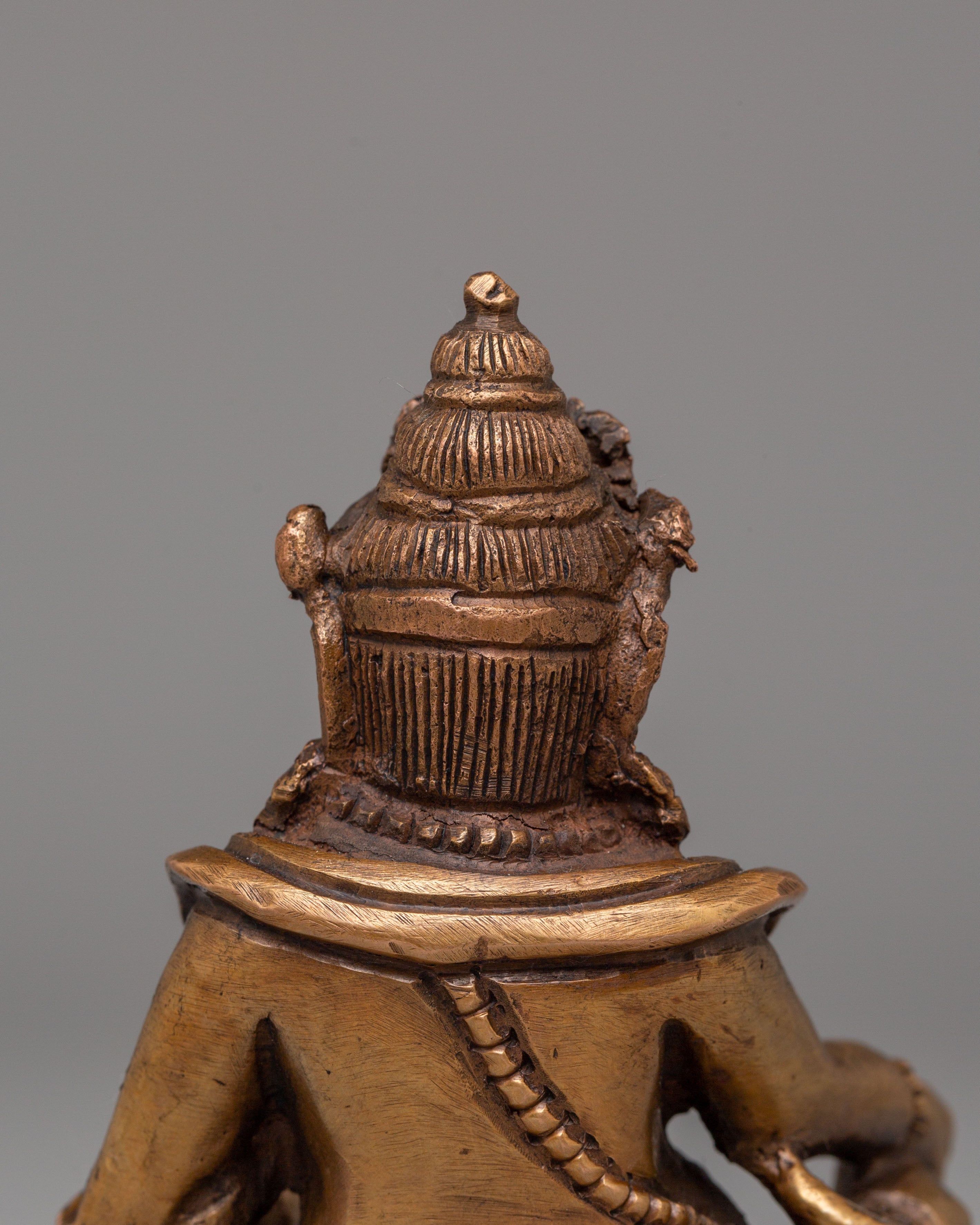 Sacred Dzambhala Statue for Abundance | Tibetan Wealth Deity Art