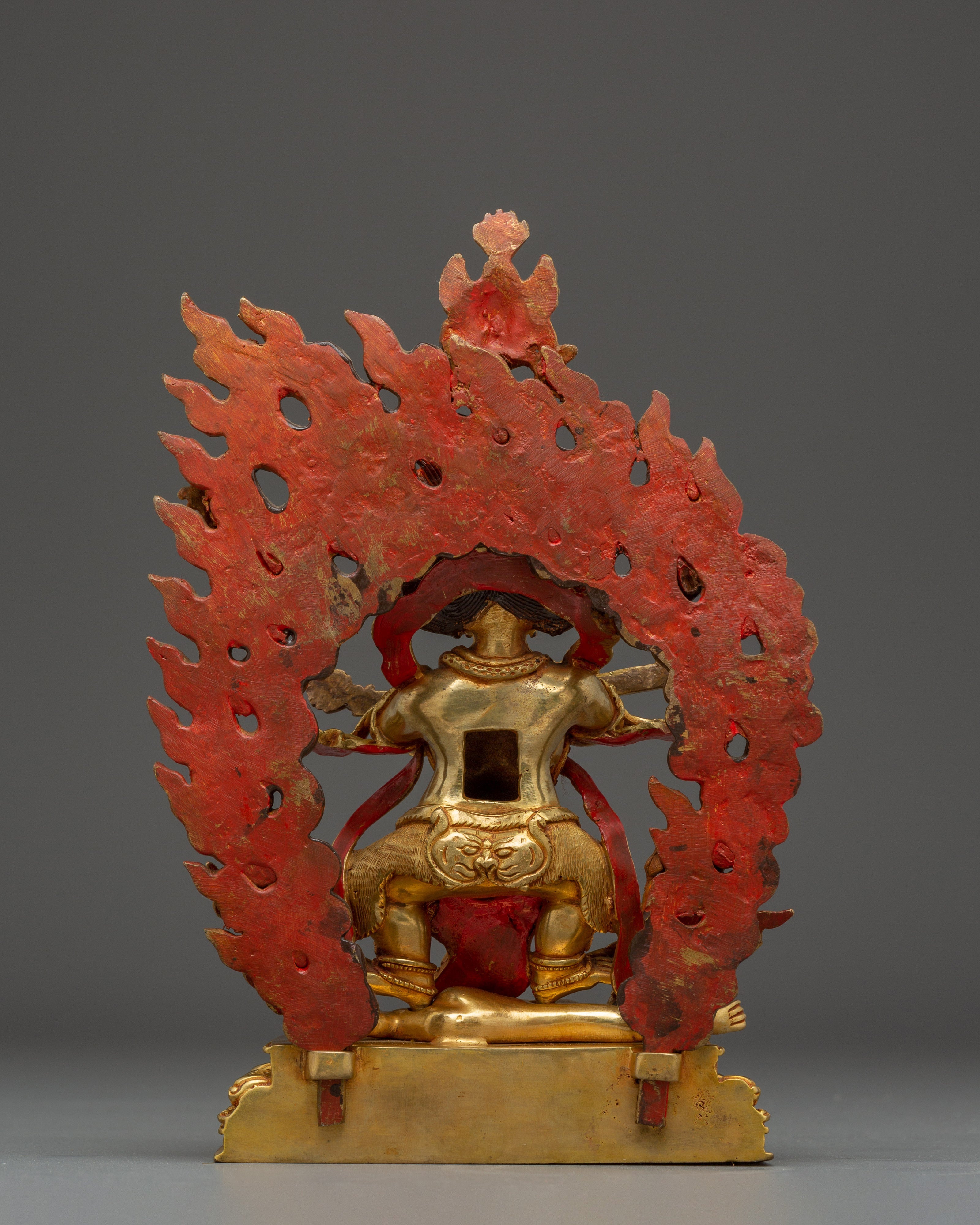 Sacred Statue of Sakya Mahakala | Tibetan Buddhist Dharma Protector