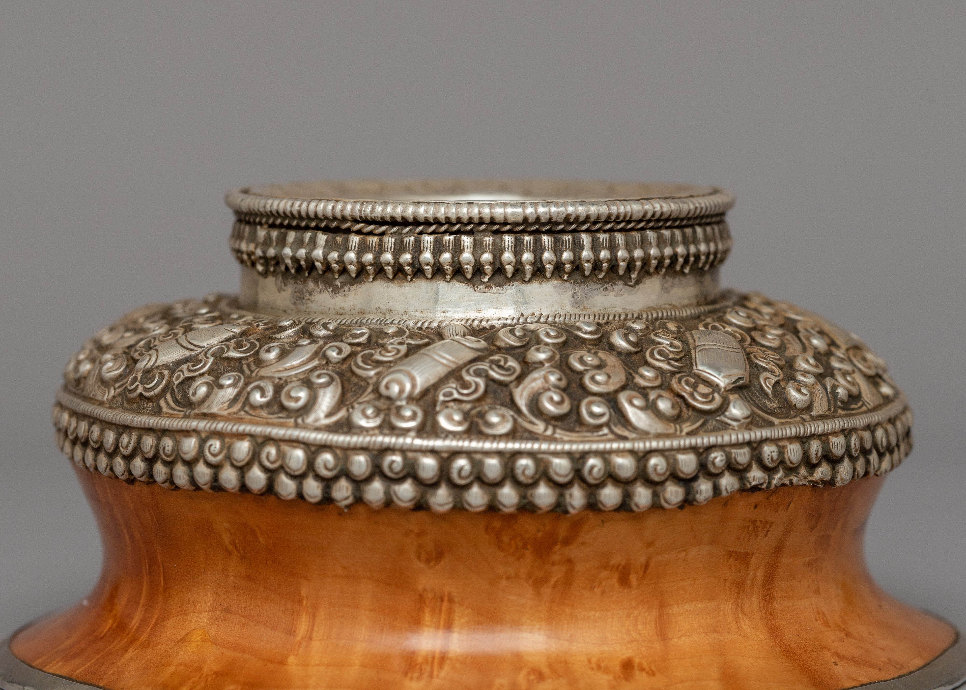 Buddhist Ritual Offering Bowl | Beautiful Craftsmanship and Spiritual Significance