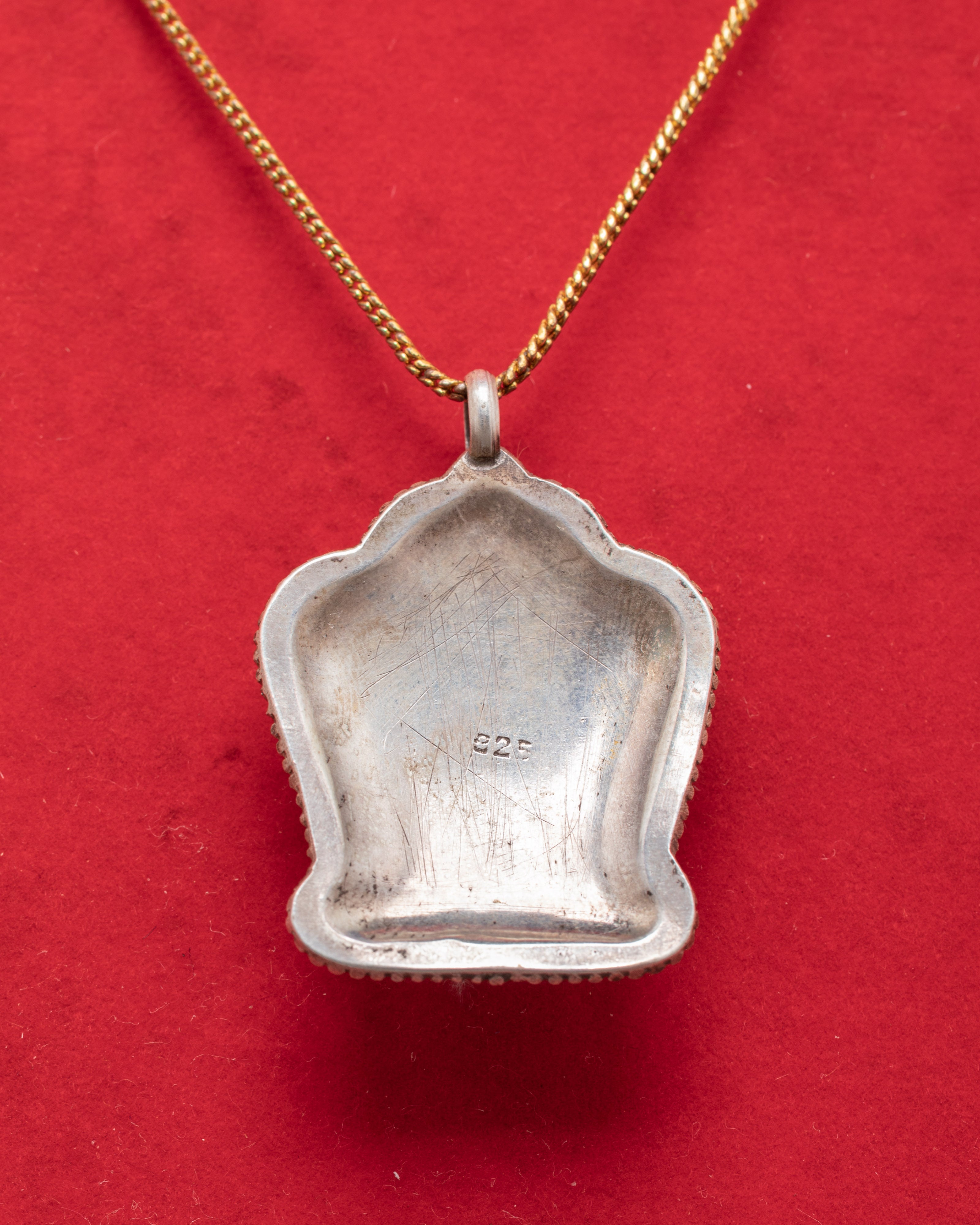 Handmade Silver Flower Motif Pendant | Traditional Filigree Jewelry