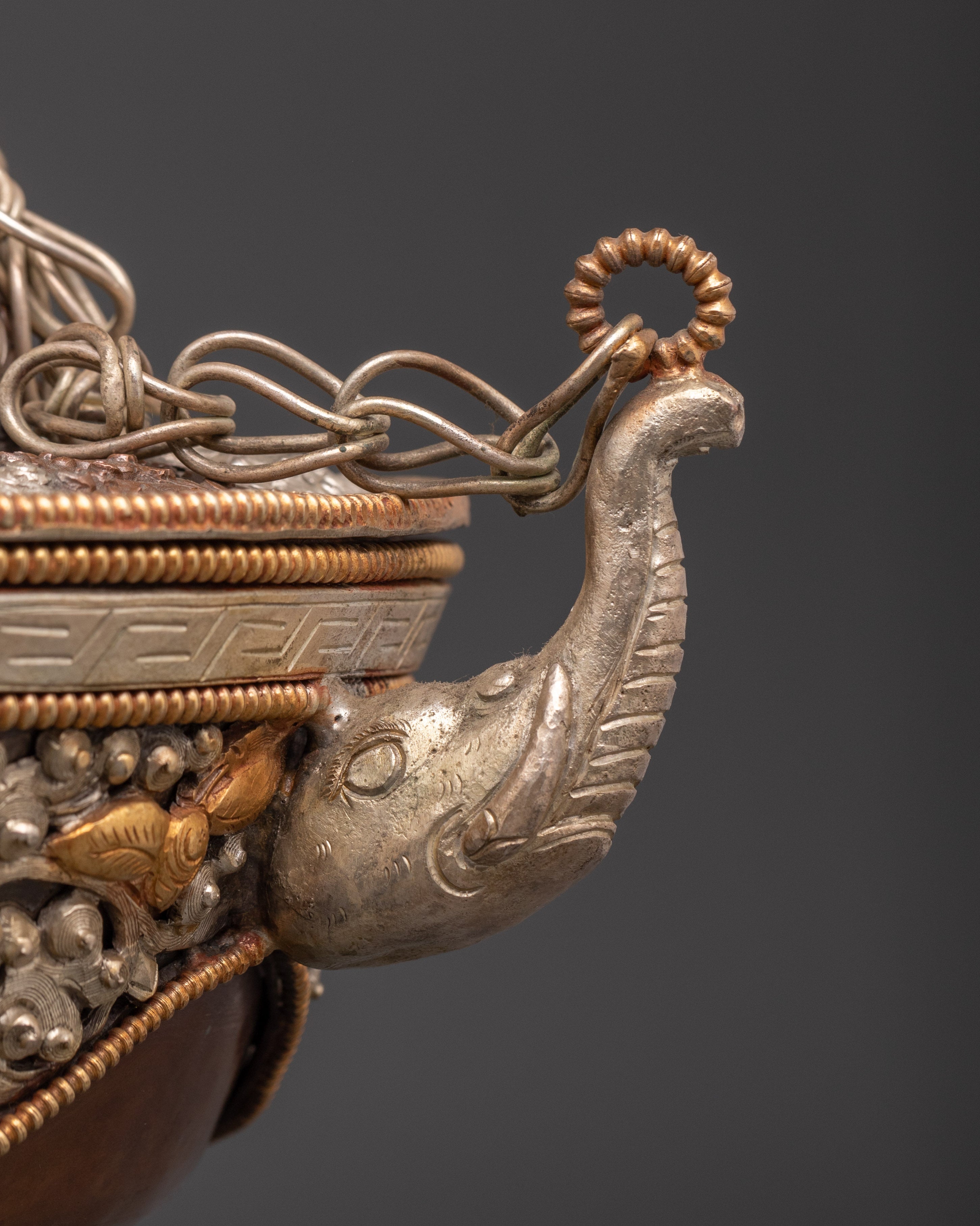 Tibetan Altar Hanging Incense Burner | Traditional Spiritual Incense Decor
